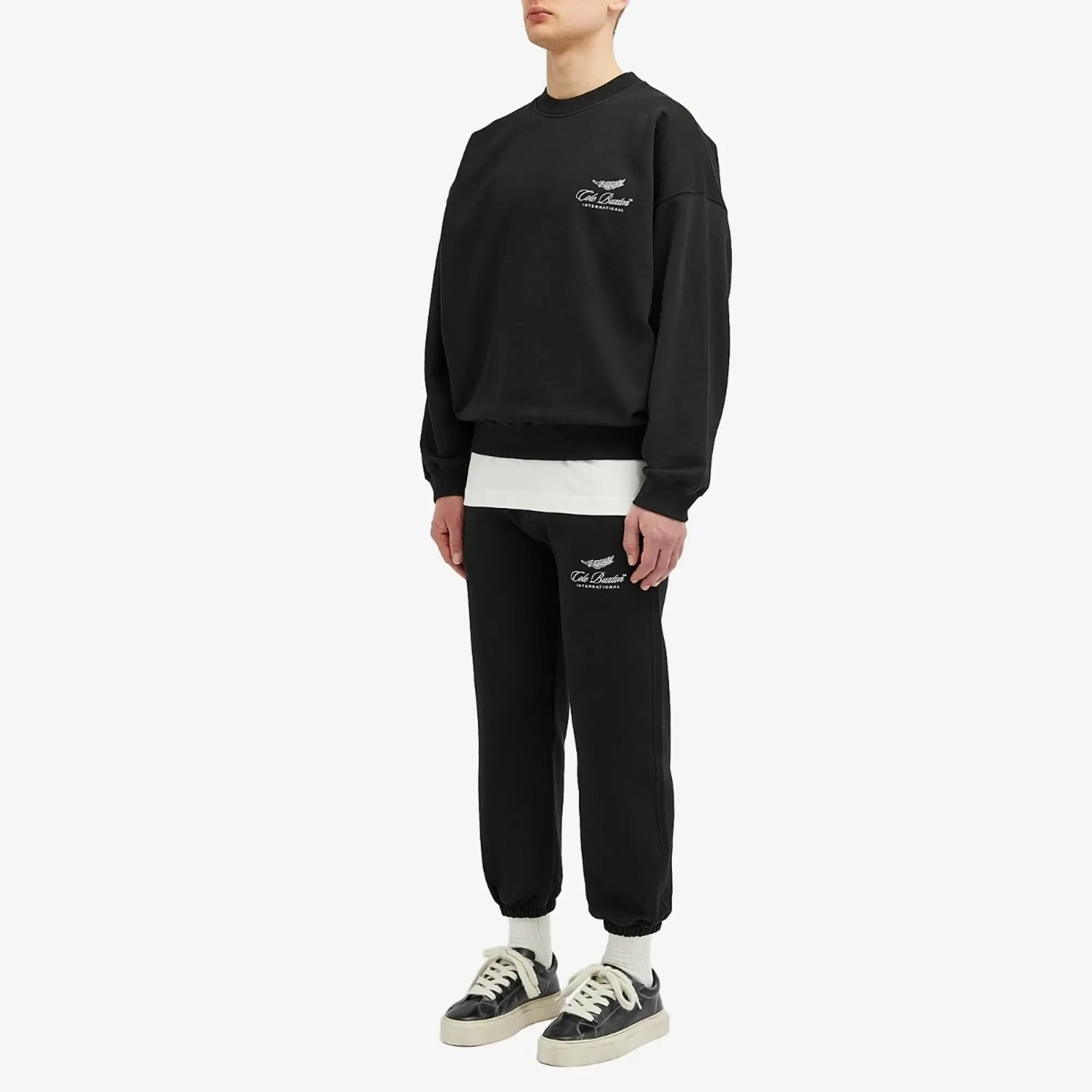 Cole Buxton Men's International Crew Sweat Black