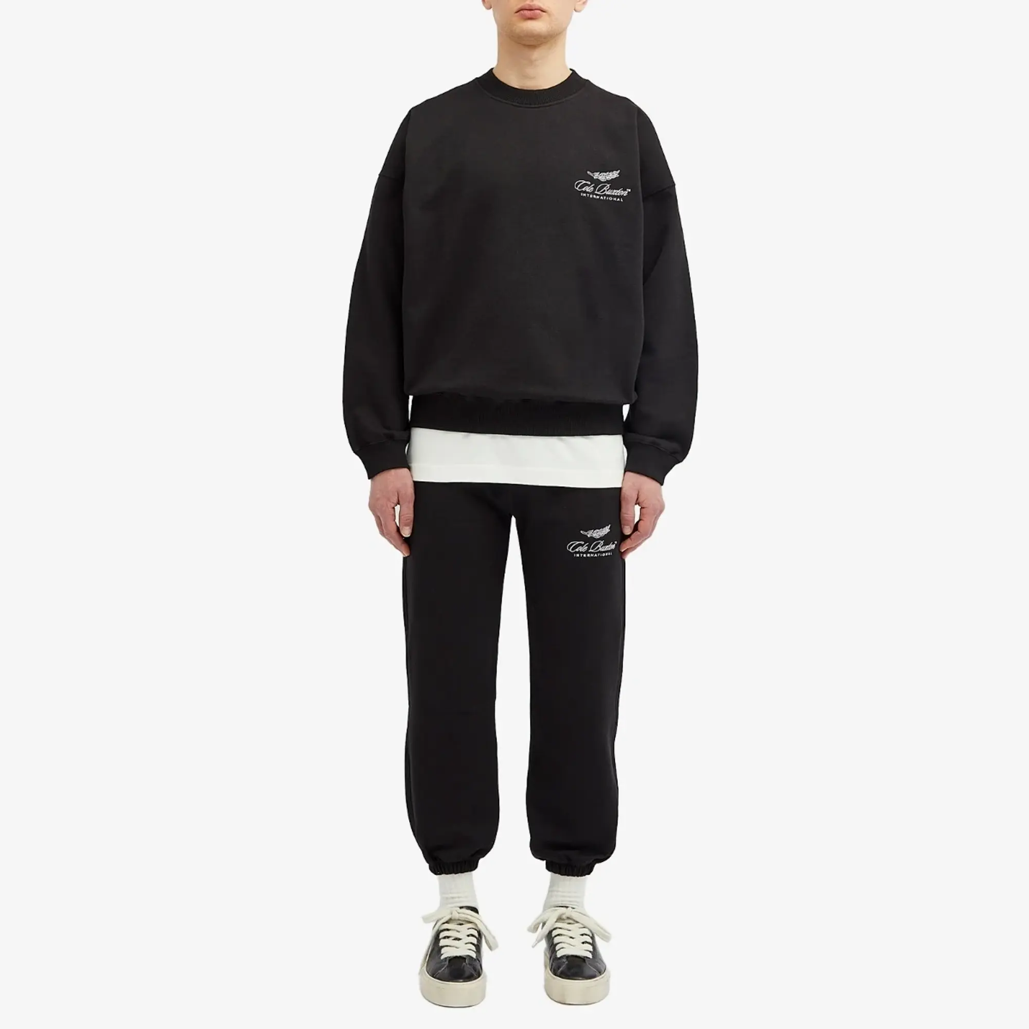 Cole Buxton Men's International Crew Sweat Black