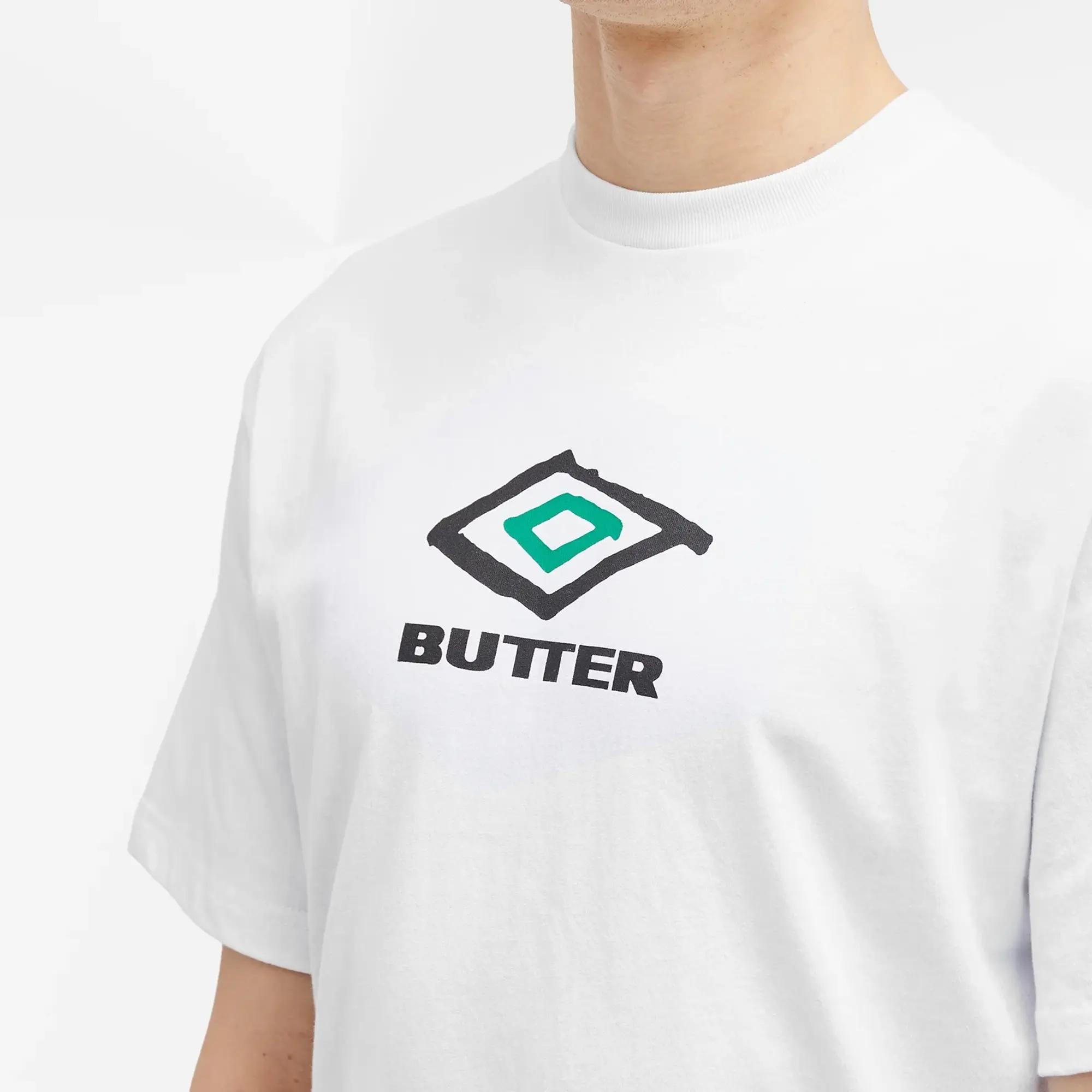 Butter Goods Men's x Umbro Ball T-Shirt White