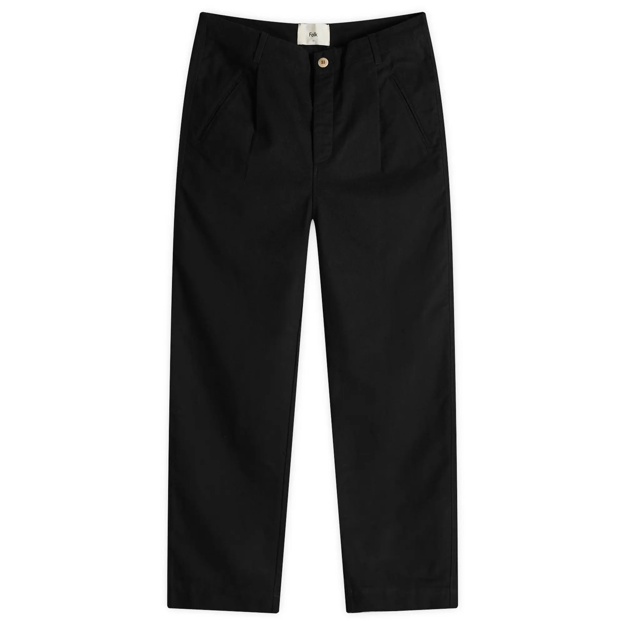 Folk Men's Assembly Pants Black Moleskin