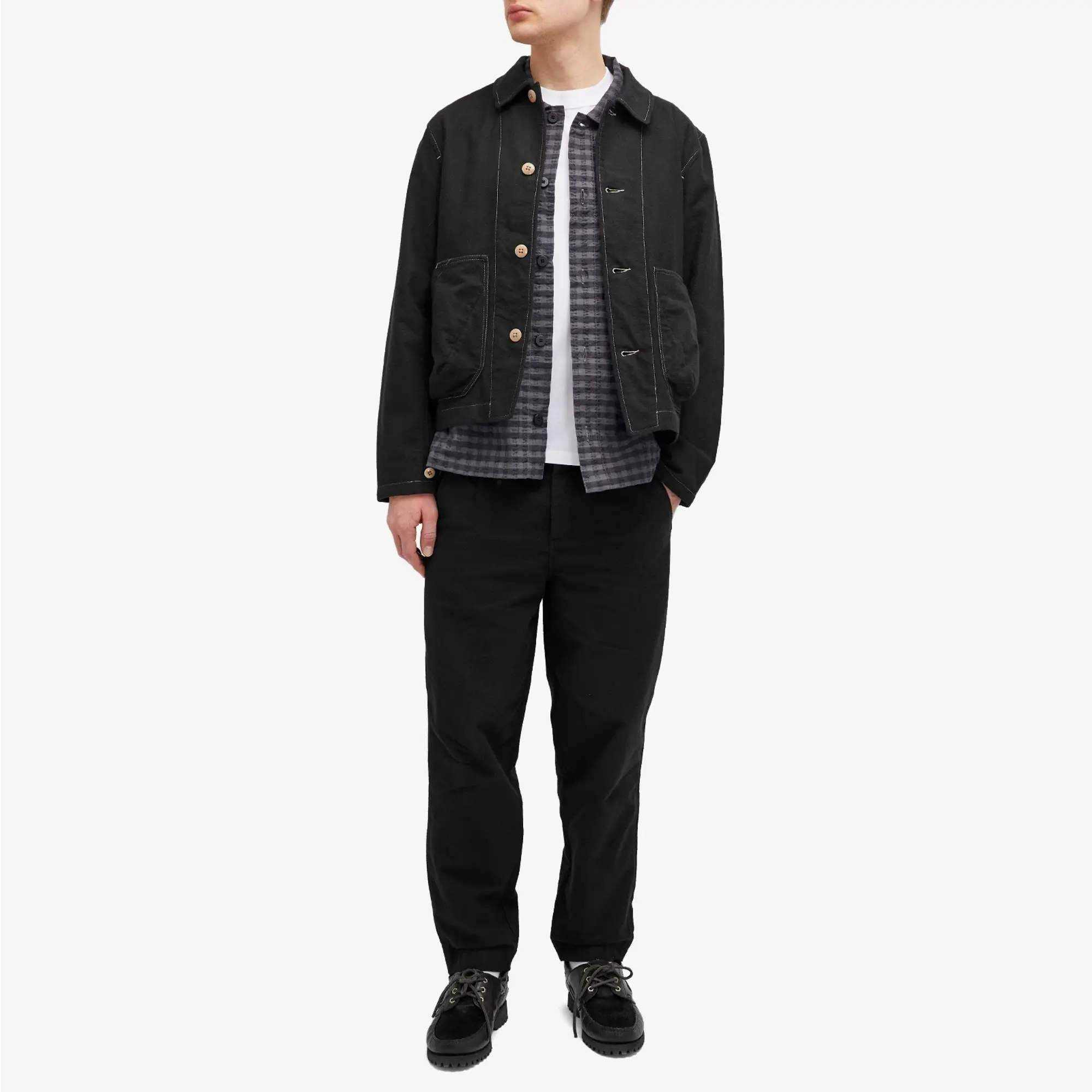 Folk Men's Assembly Pants Black Moleskin