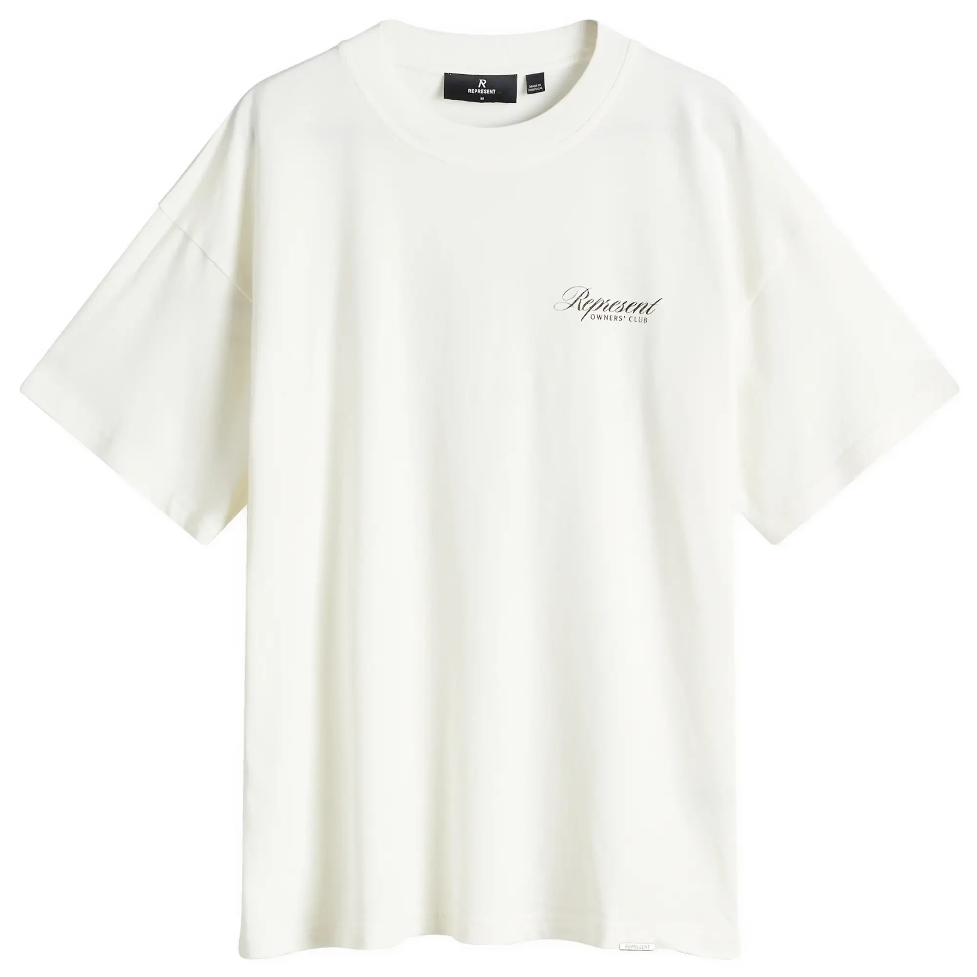 Represent Men's Owners Club Script T-Shirt Flat White
