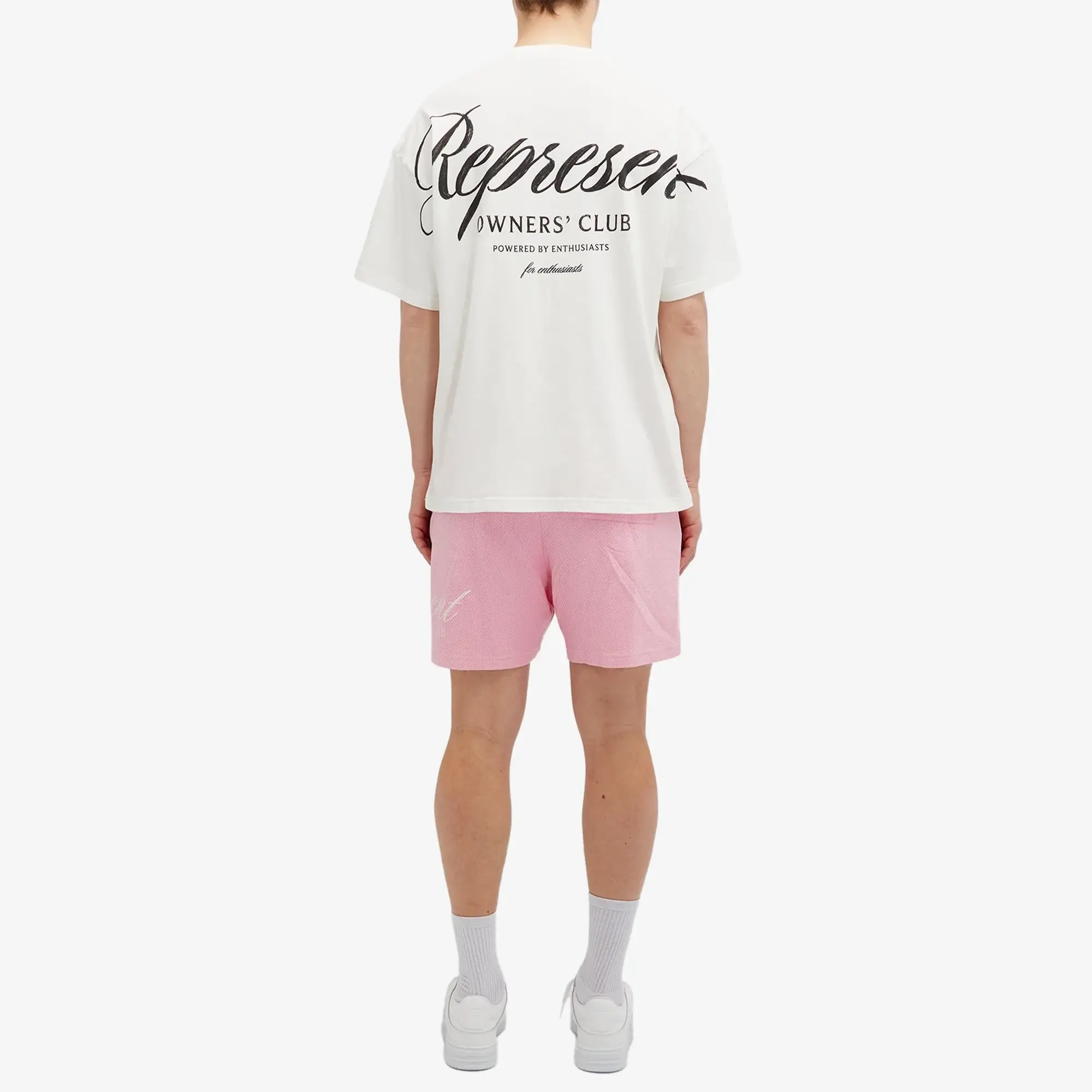 Represent Men's Owners Club Script T-Shirt Flat White