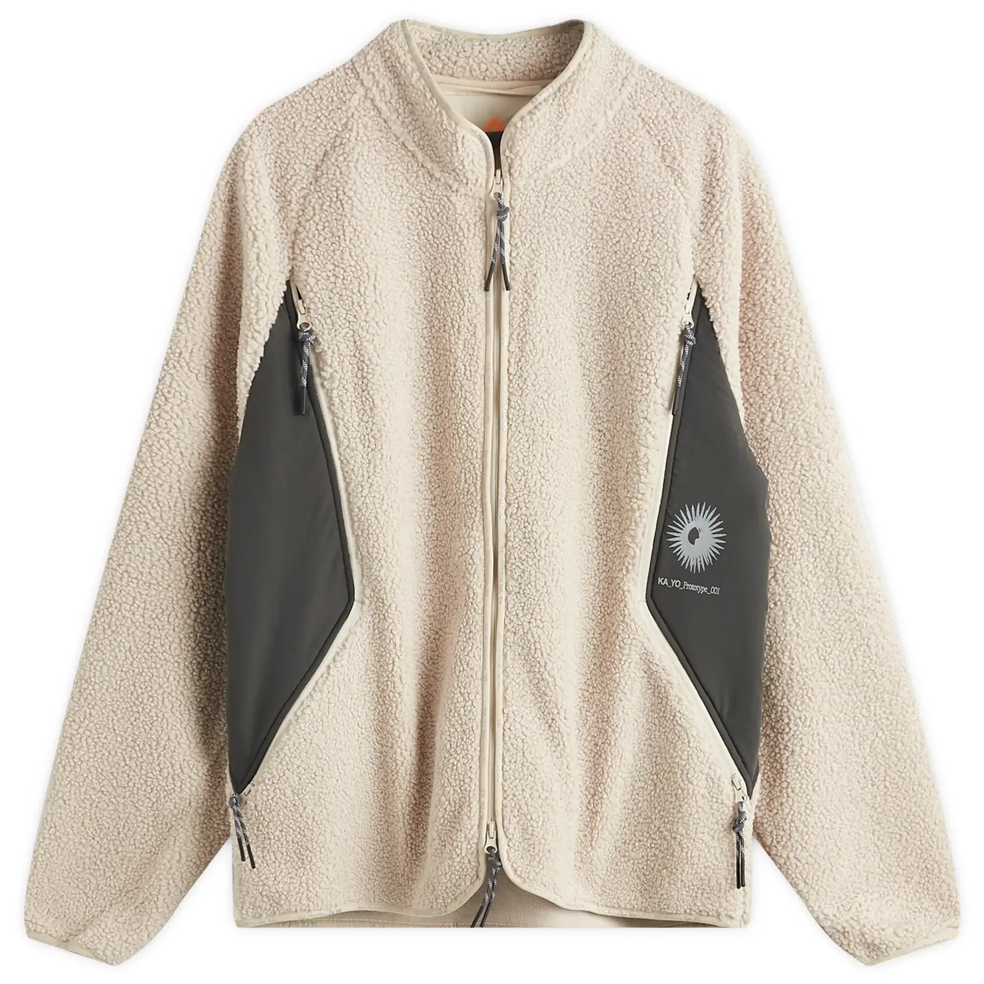 KA-YO KA_YO_Prototype Men's Pile Fleece Jacket Beige