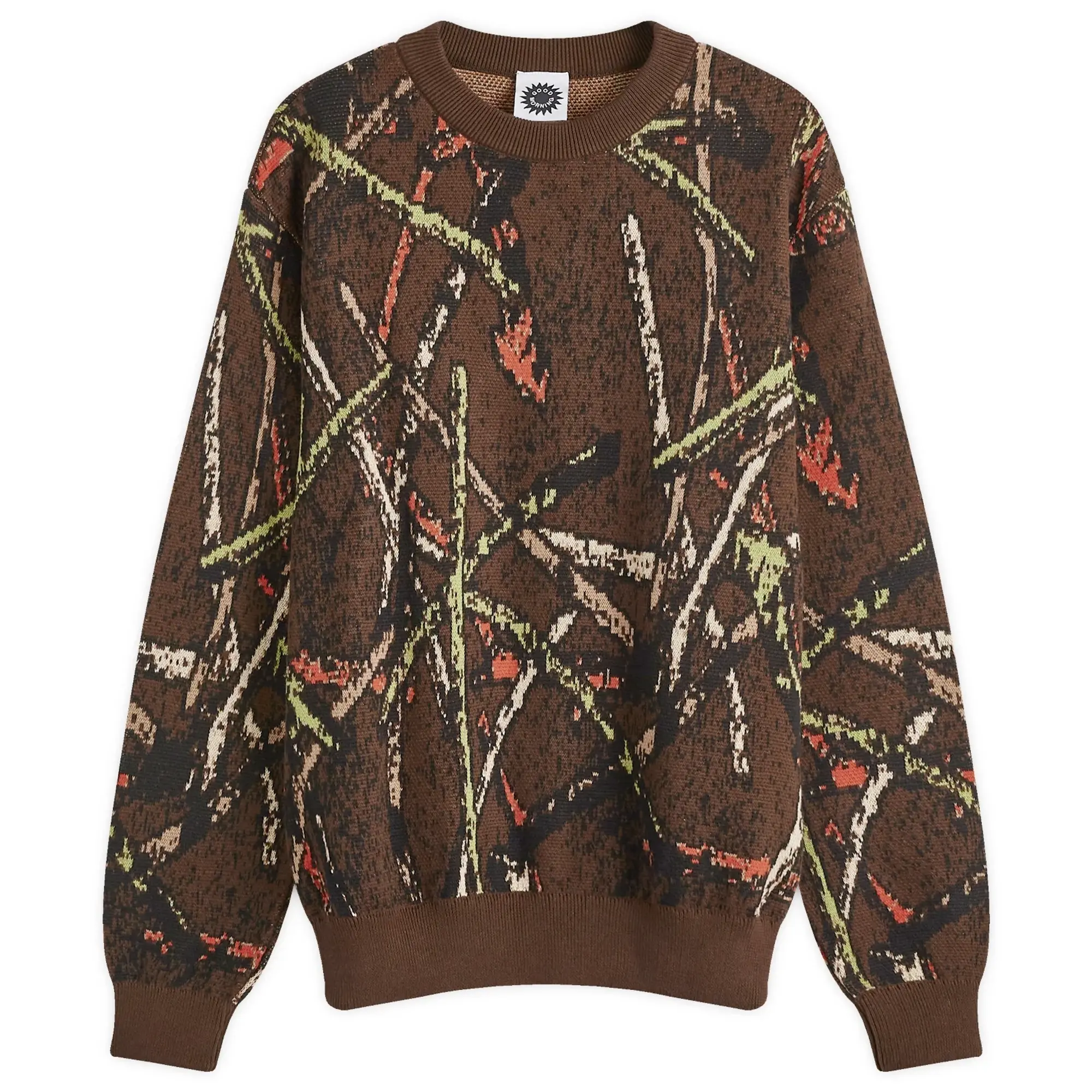 Good Morning Tapes Men's Stick Camo Knit Sweater Stick / Camo