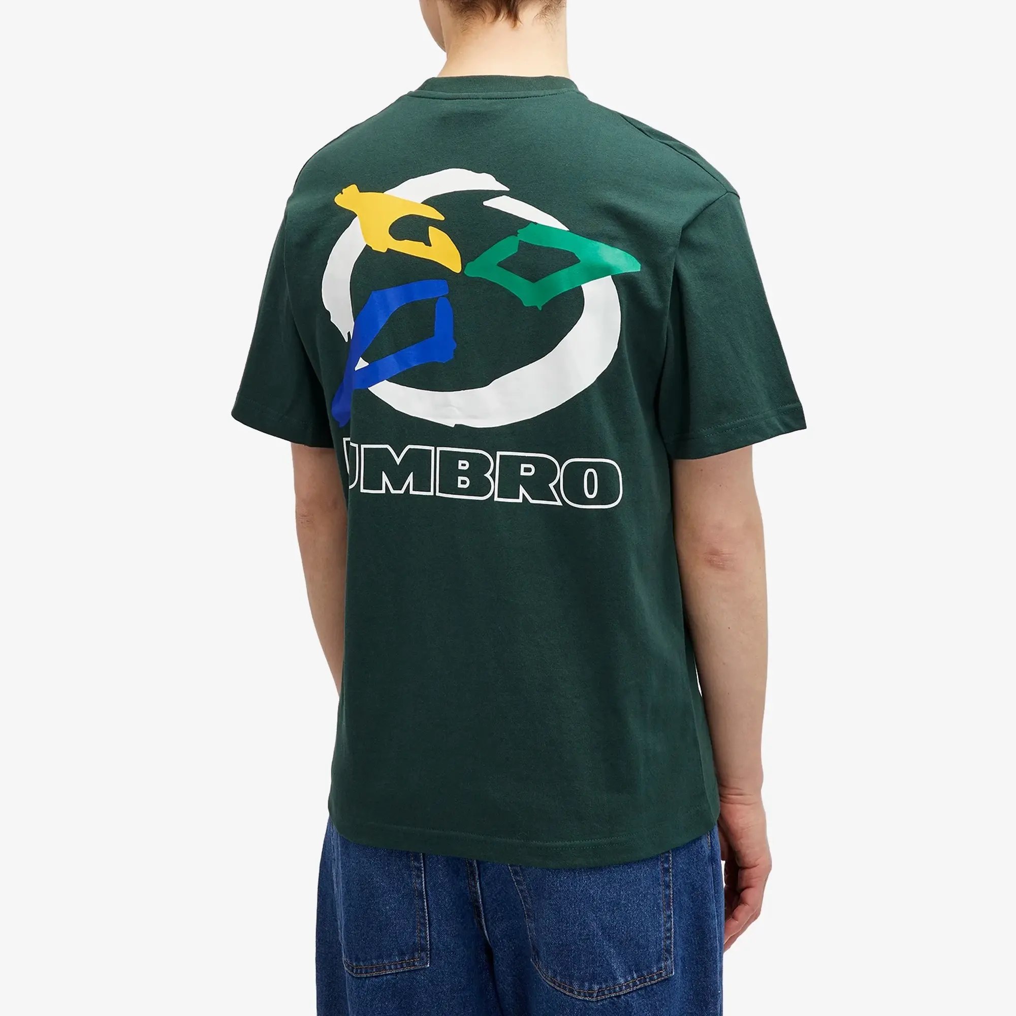 Butter Goods Men's x Umbro Ball T-Shirt Dark Forest