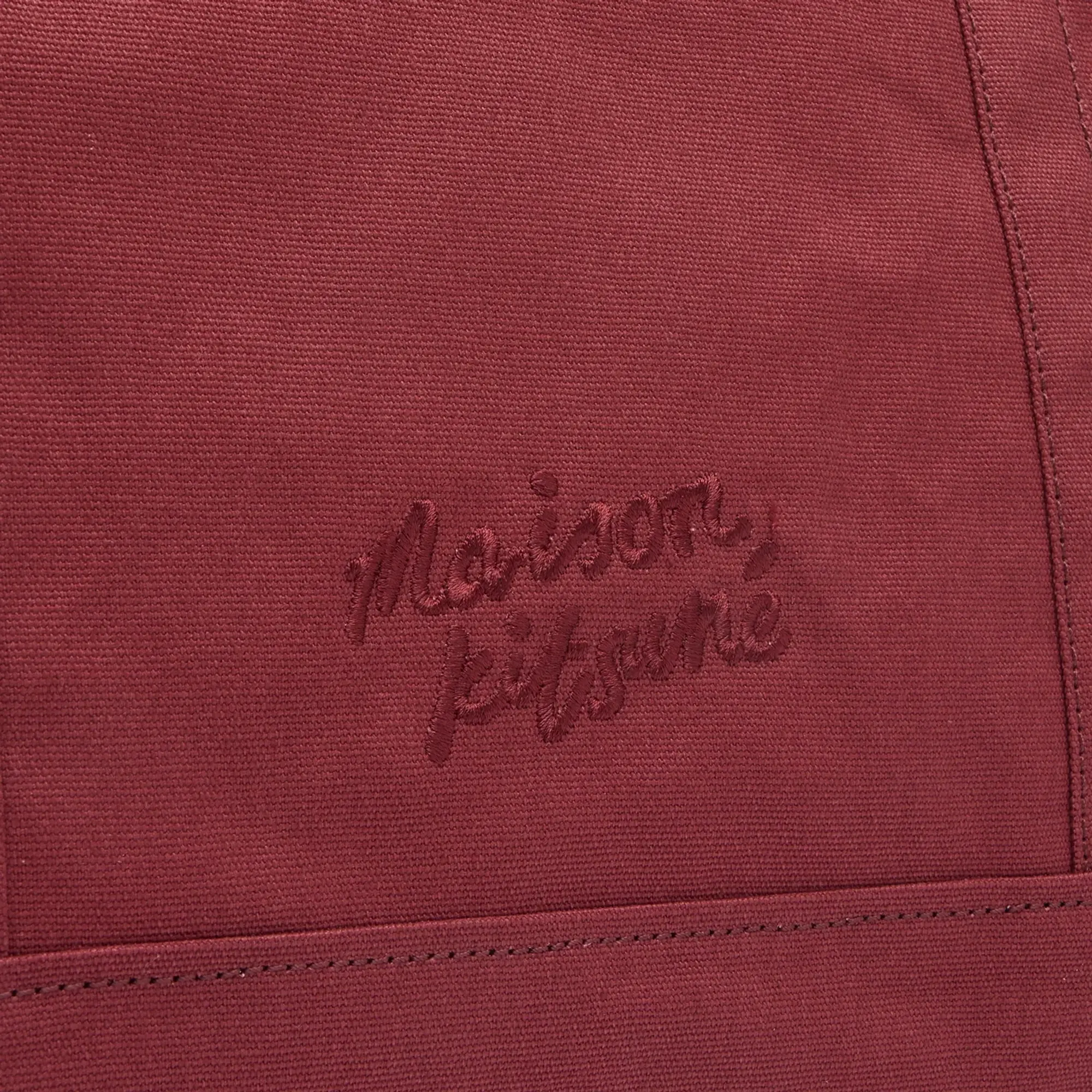 Maison Kitsuné Maison Kitsune Fox Head Large Tote Bag Redstar