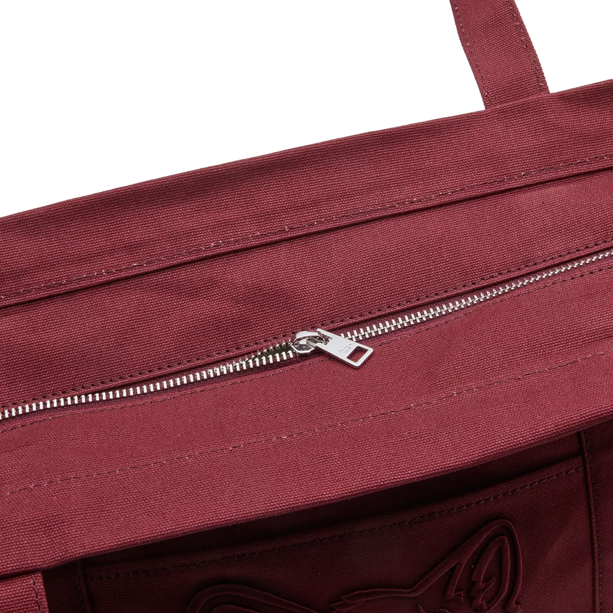 Maison Kitsuné Maison Kitsune Fox Head Large Tote Bag Redstar