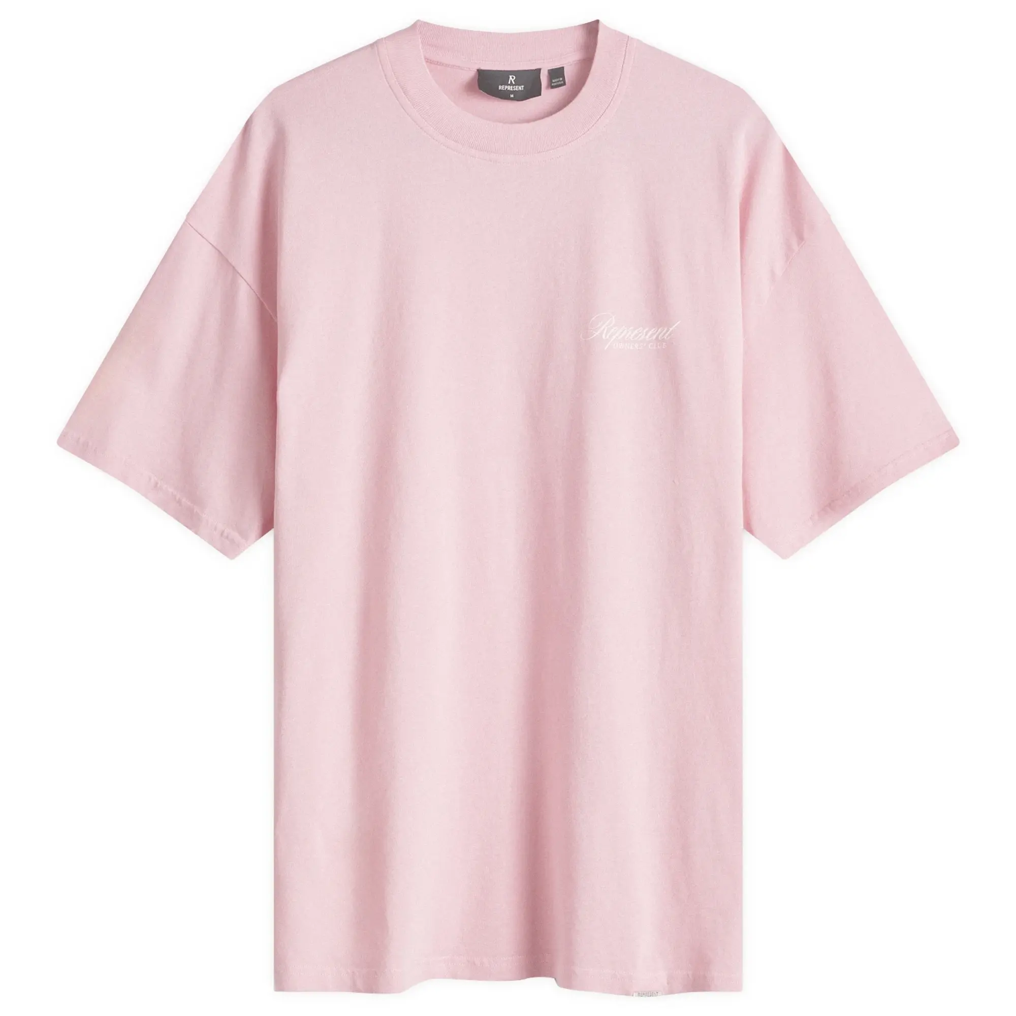 Represent Men's Owners Club Script T-Shirt Pink