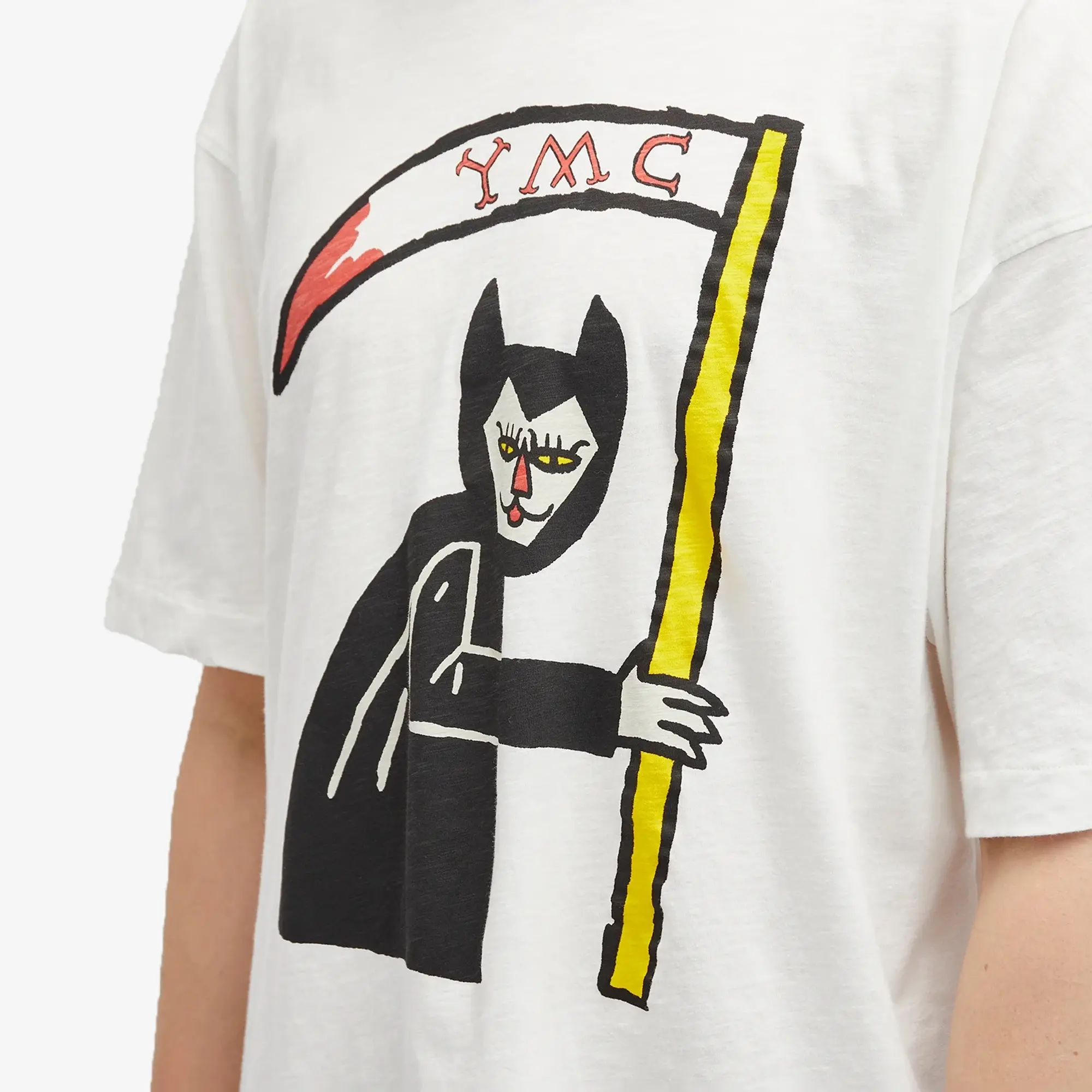 YMC Men's Vixen Triple T-Shirt Off White