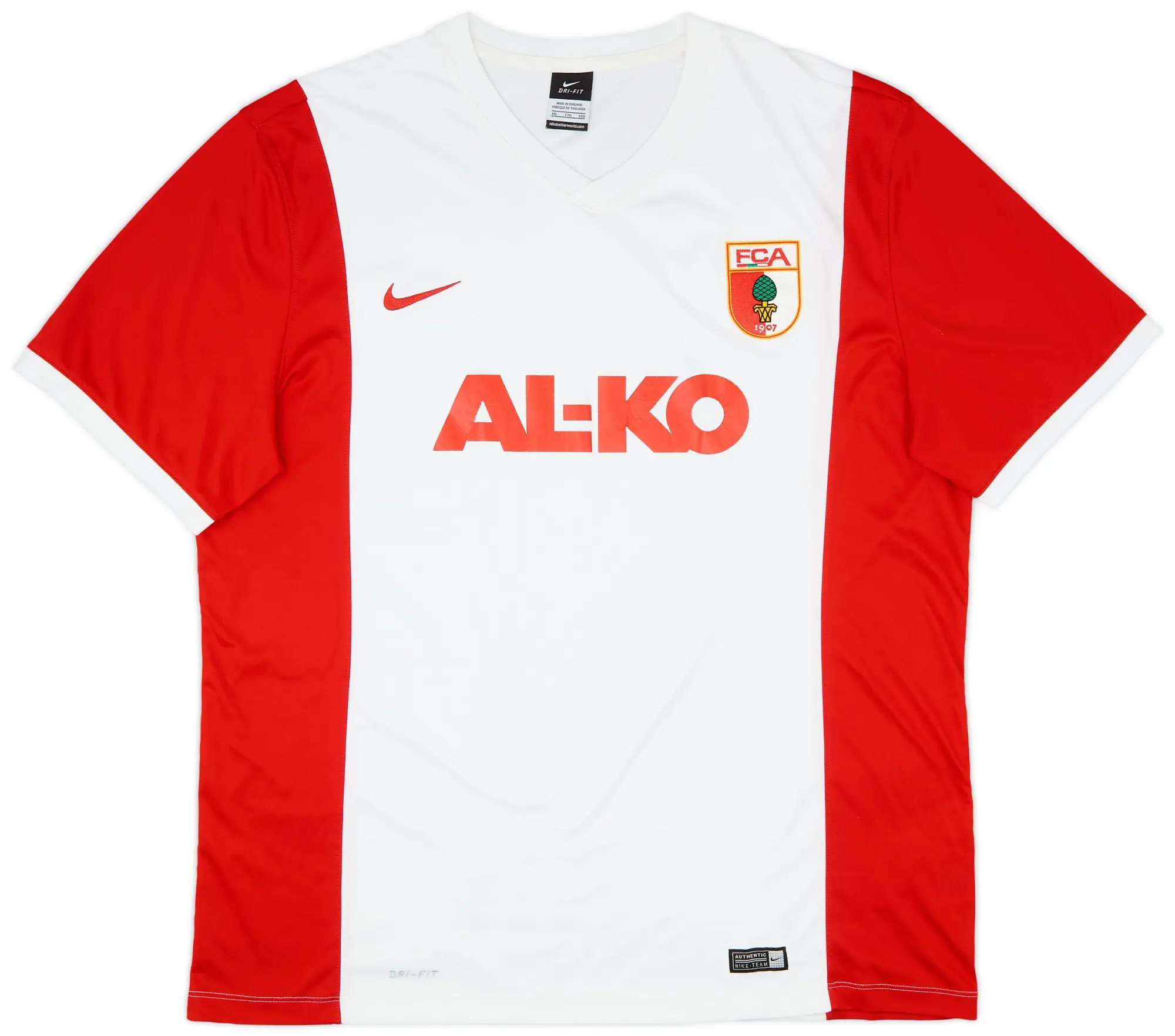 Nike 2014-15 FC Augsburg Home Shirt - 7/10 - (XXL)