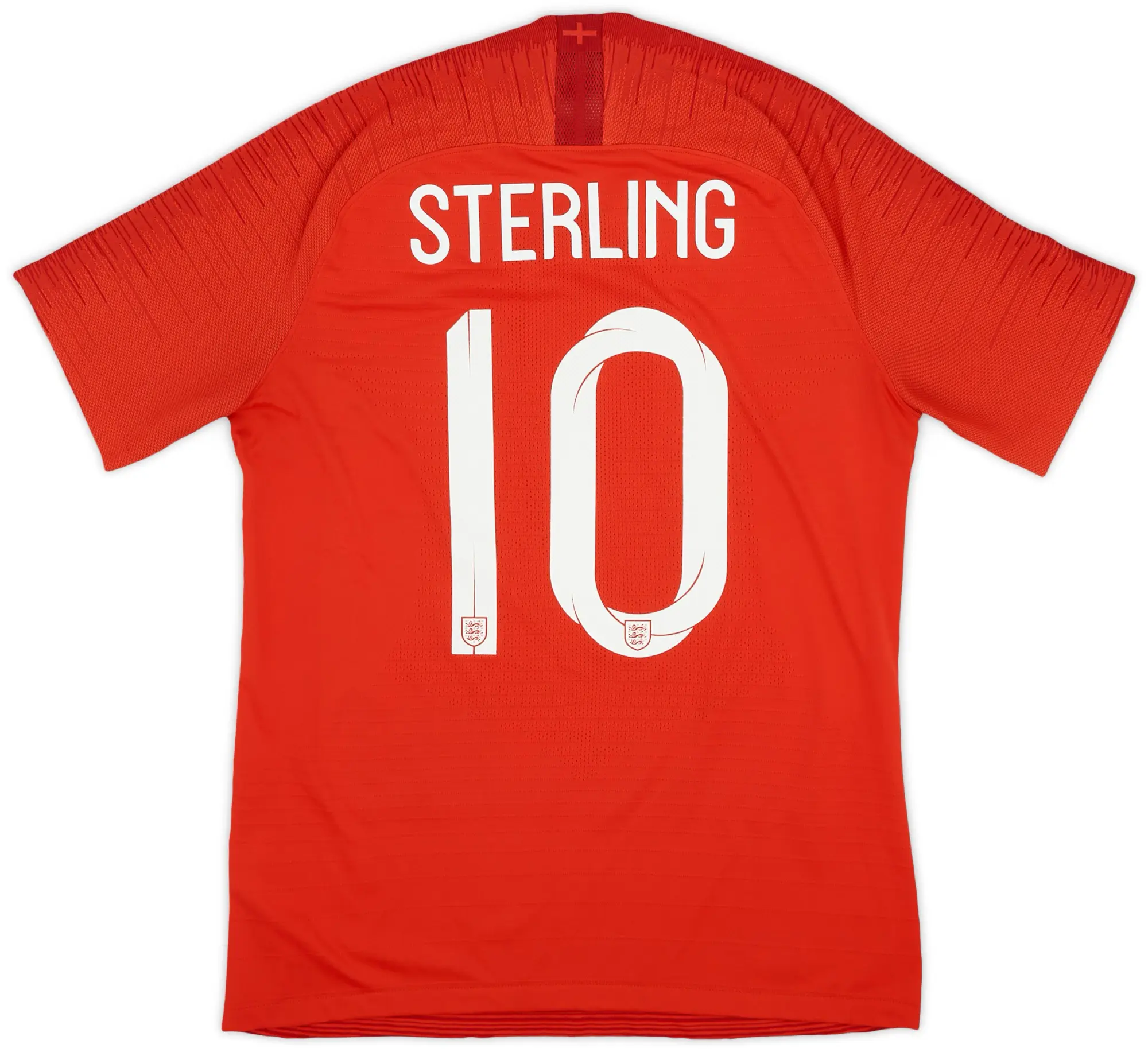 Nike 2018-19 England Authentic Away Shirt Sterling #10 - 9/10 - (M)