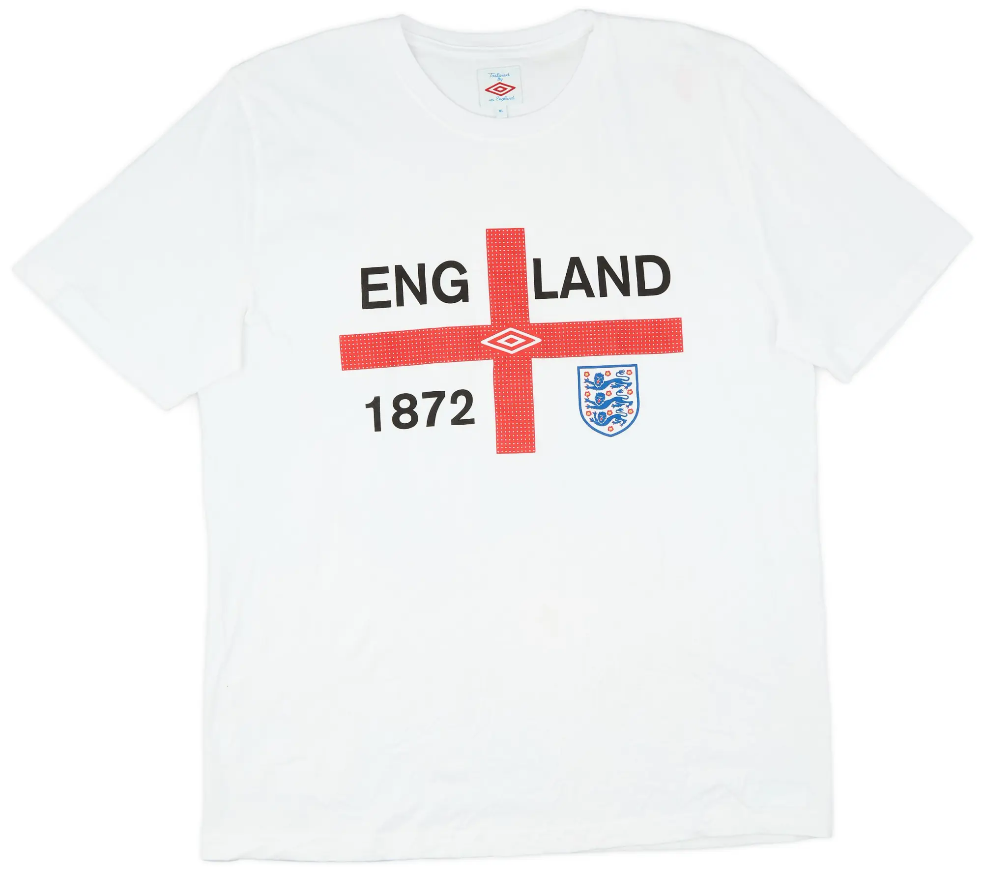 2011-12 England Umbro Graphic Tee - 8/10 - (XL)