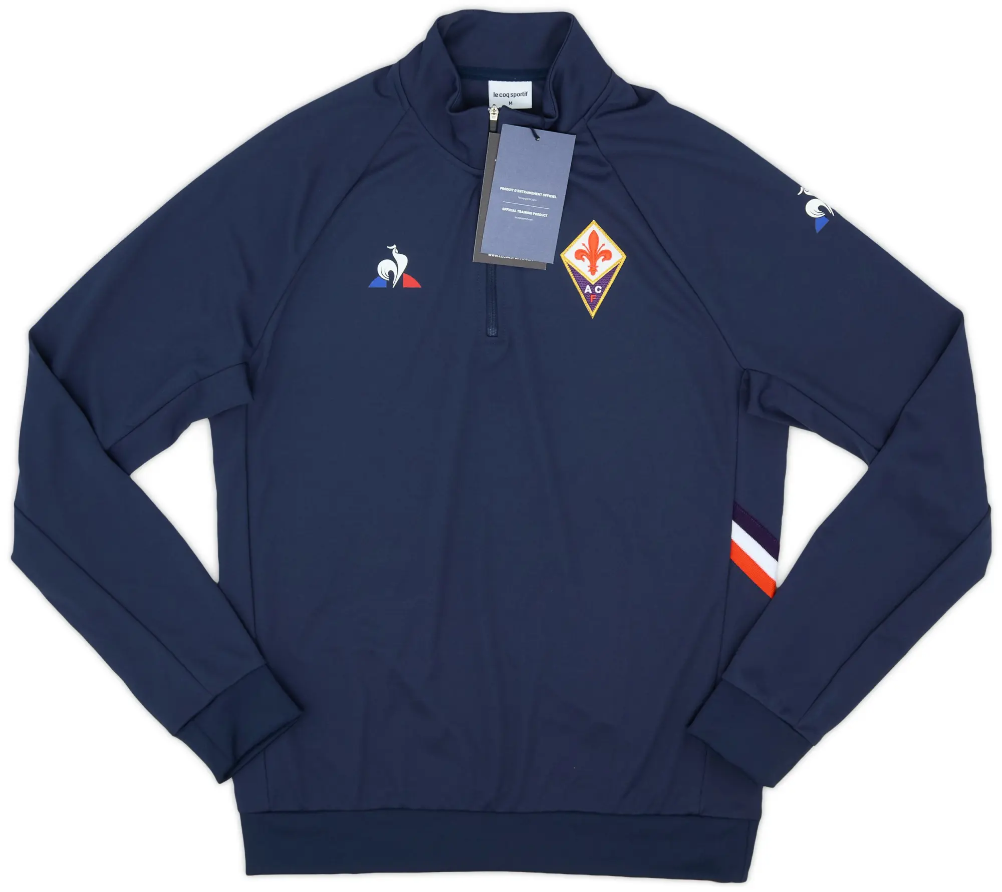 2019 20 Fiorentina Le Coq Sportif 1 4 Track Jacket M FIOJ19376388 used FOOTY.COM