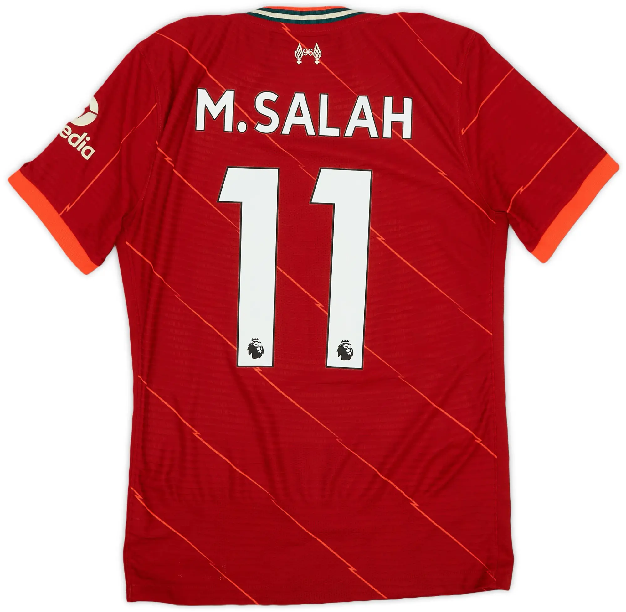 Nike 2021-22 Liverpool Authentic Home Shirt M.Salah #11 - 9/10 - (S)