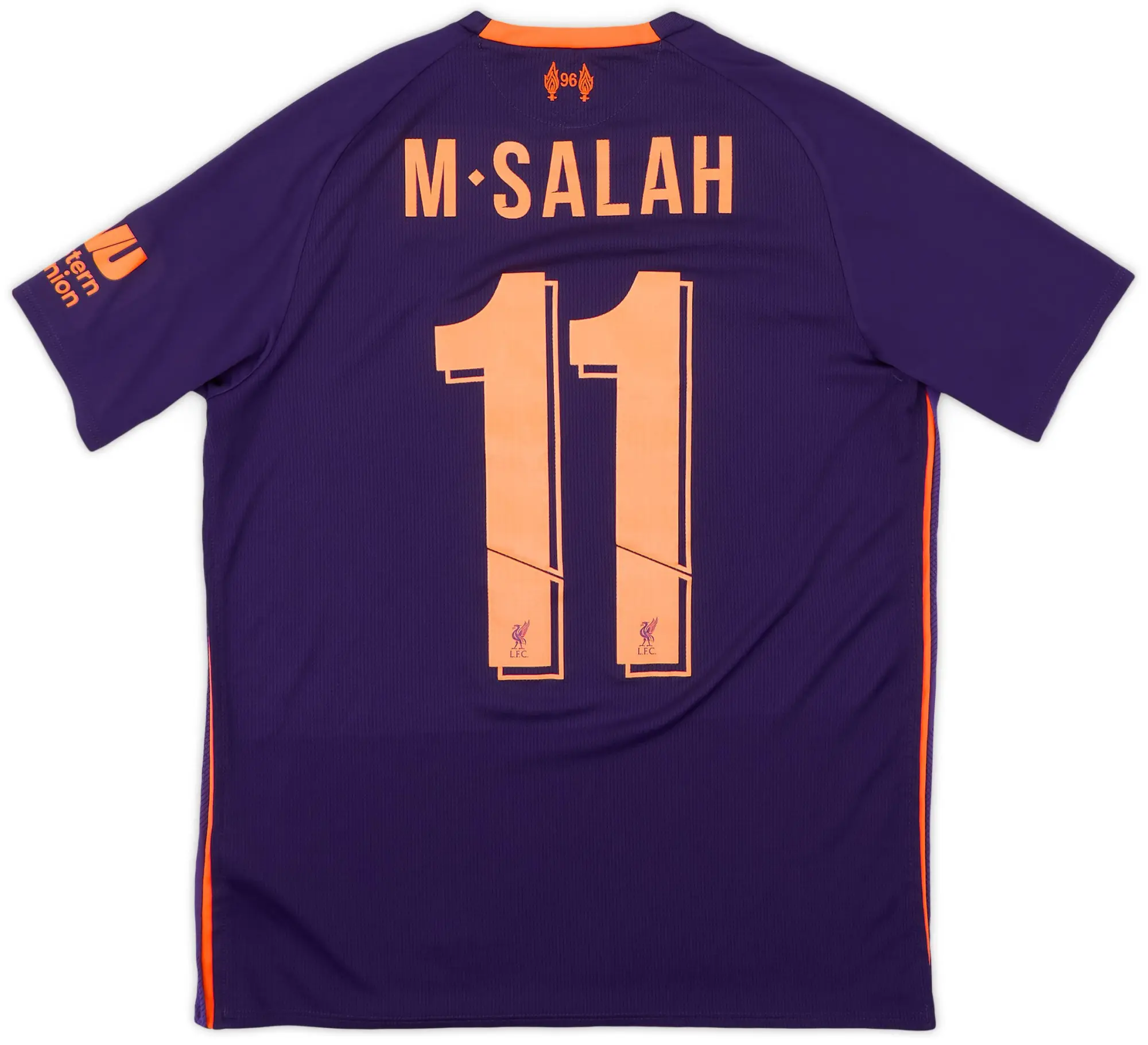 NewBalance 2018 19 Liverpool Away Shirt M.Salah 11 8 10 XL.Boys LIVA18624147 used FOOTY.COM