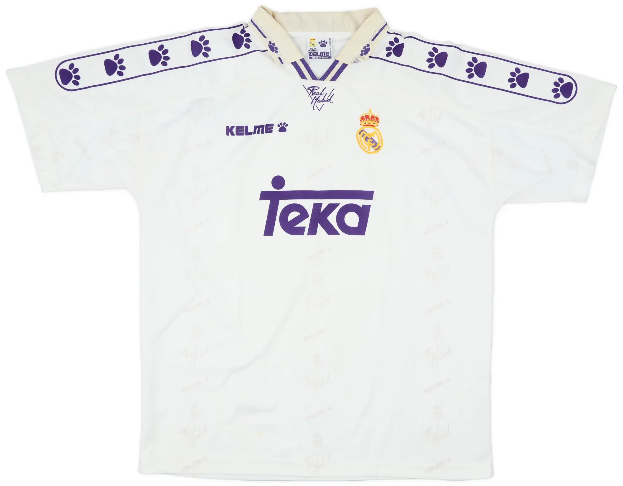 Kelme 1996-97 Real Madrid Home Shirt - 7/10 - (XL)