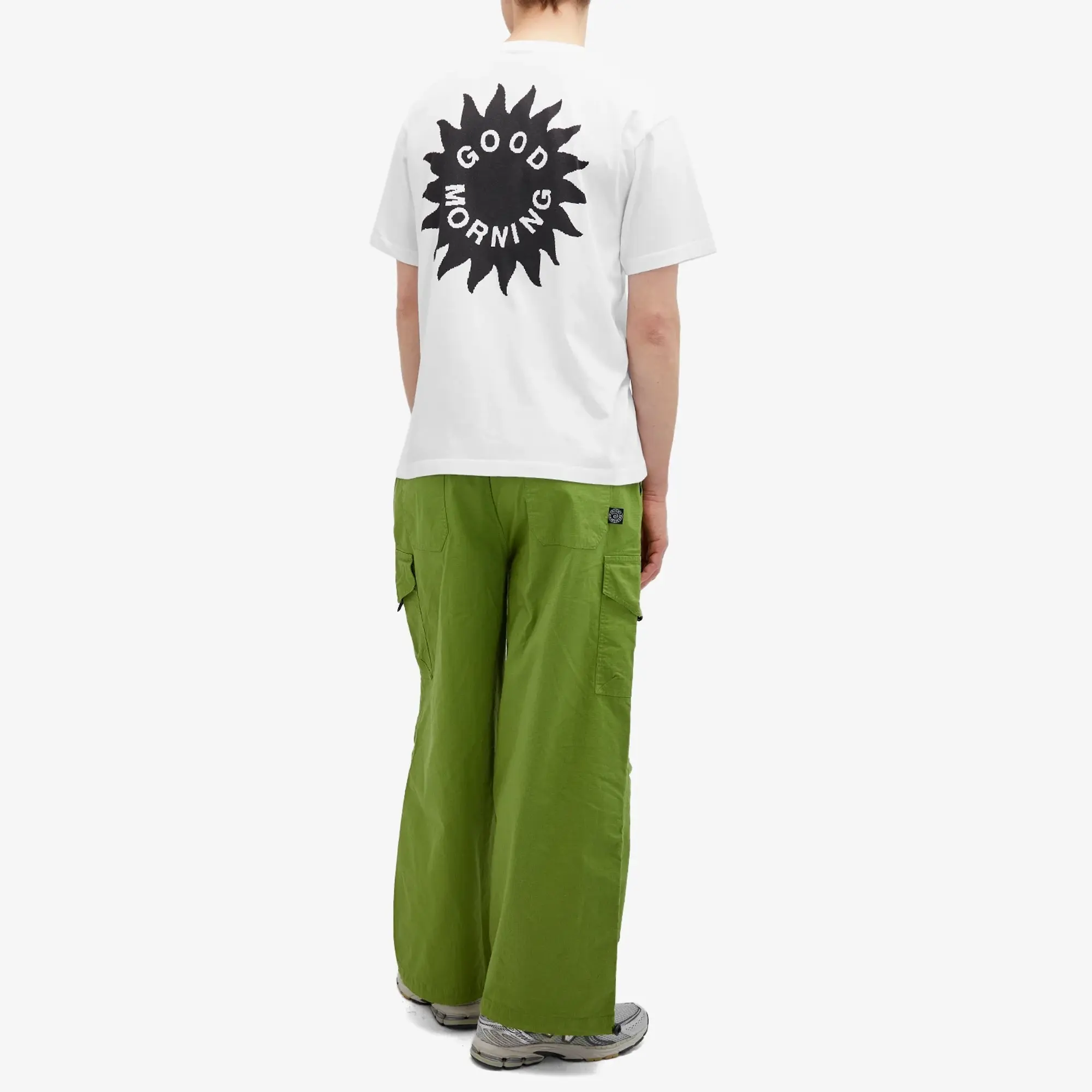 Good Morning Tapes Men's All Welcome Dog T-Shirt White