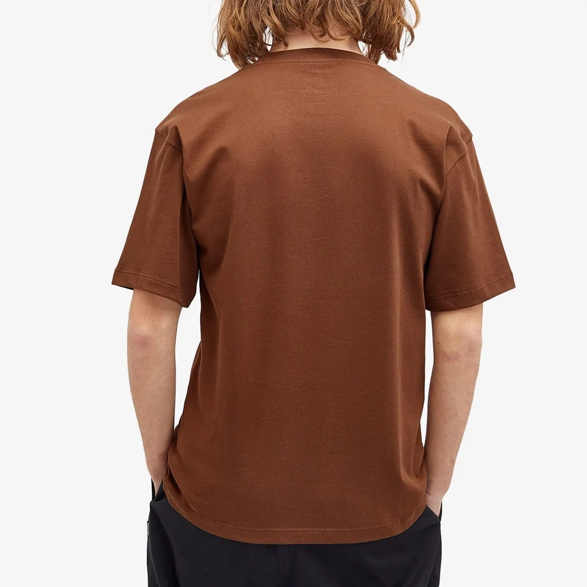 RASSVET Men's On Fire T-Shirt Brown
