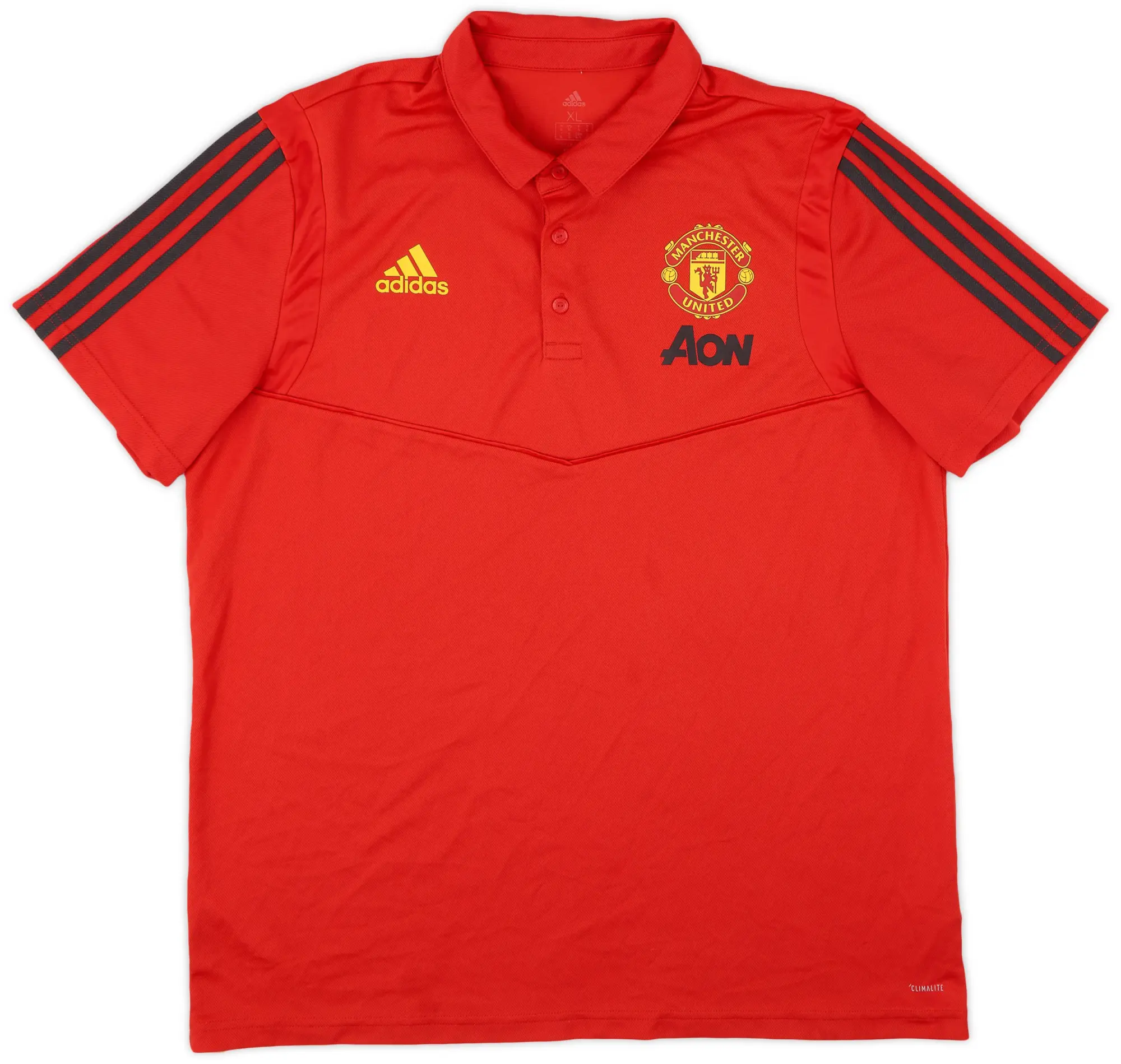 2019-20 Manchester United adidas Polo Shirt - 9/10 - (XL)