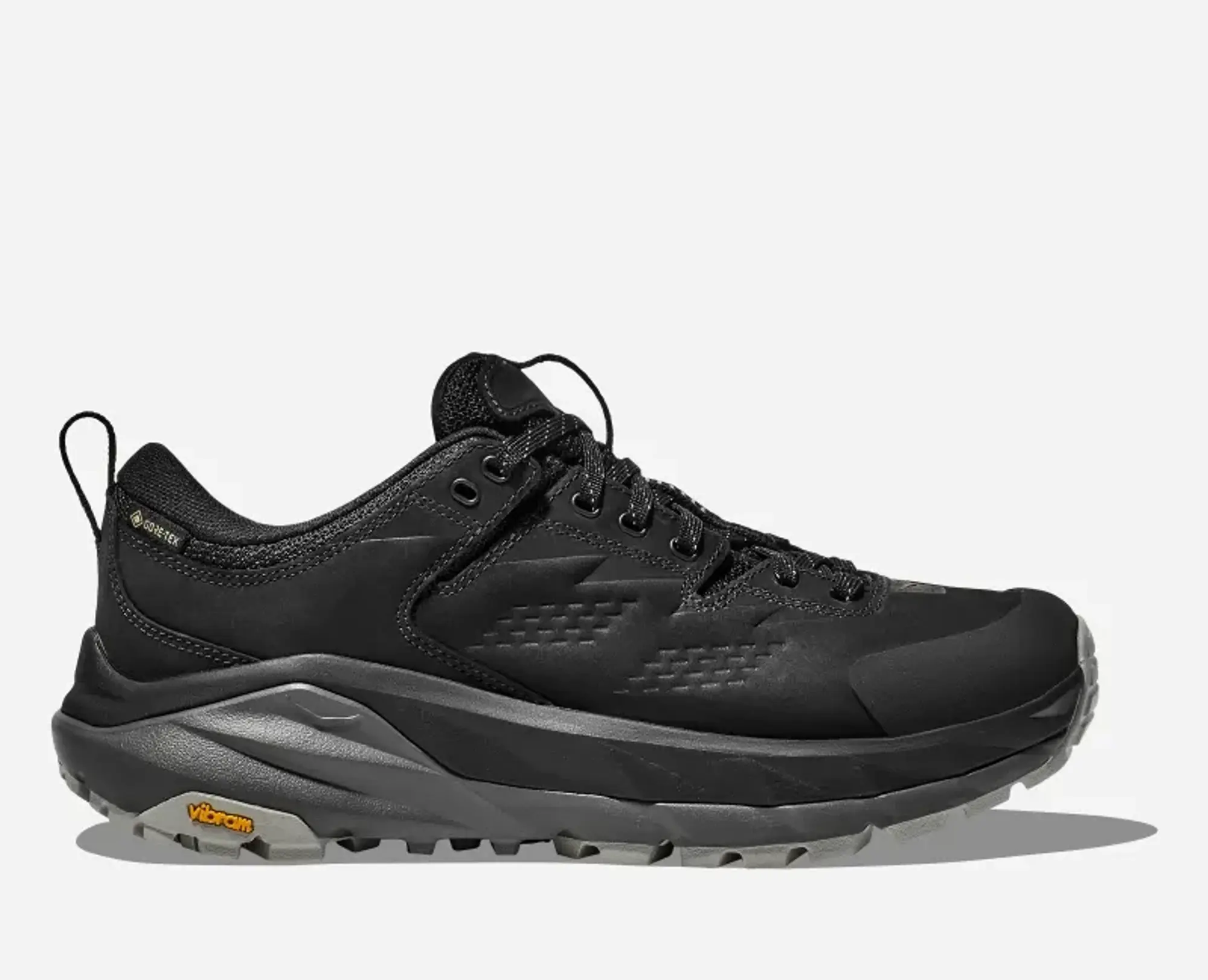 Hoka One One HOKA Elite Terrain System Kaha Low GORE-TEX Lifestyle Shoes in Black/Satellite Grey