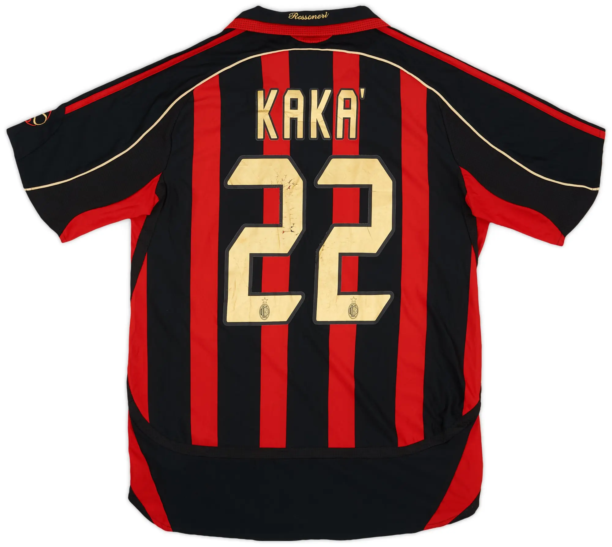 adidas 2006-07 AC Milan Home Shirt Kaka #22 - 5/10 - (M
