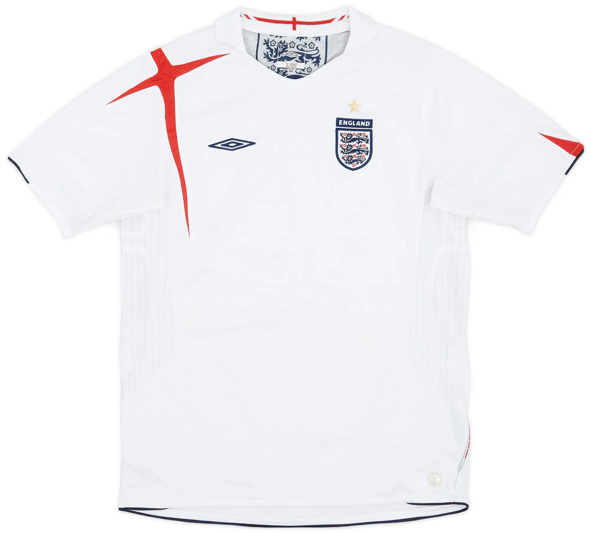 Umbro 2005-07 England Home Shirt - 7/10 - (XL.Boys)