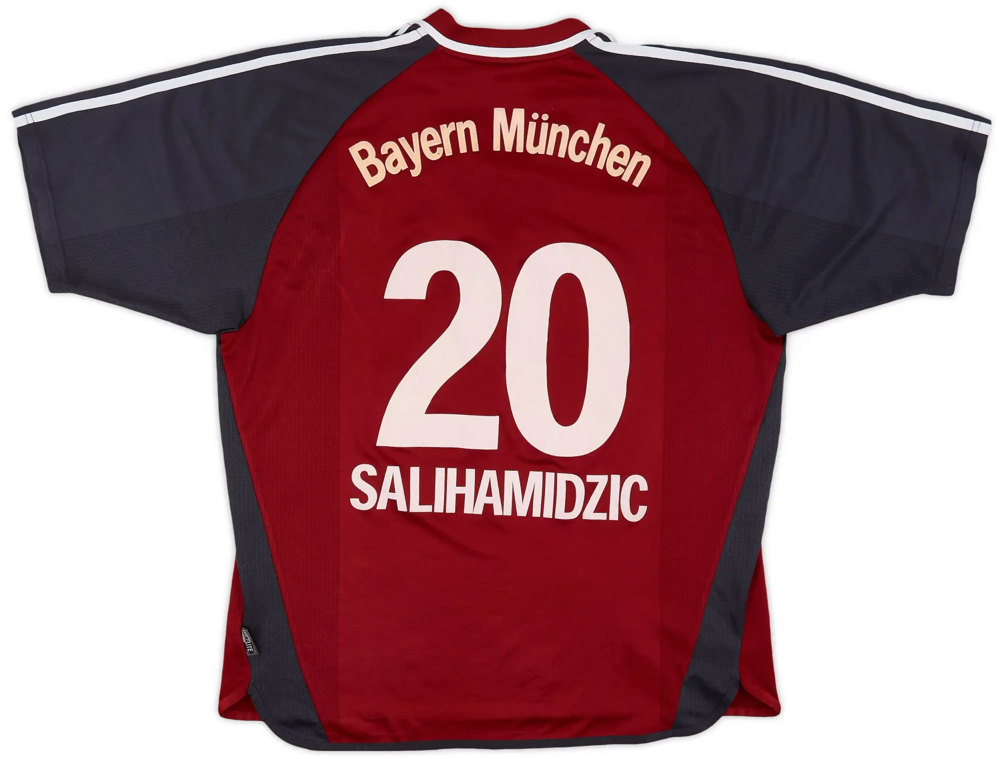 adidas 2001-02 Bayern Munich Home Shirt Salihamidzic #20 - 6/10 - (XL)
