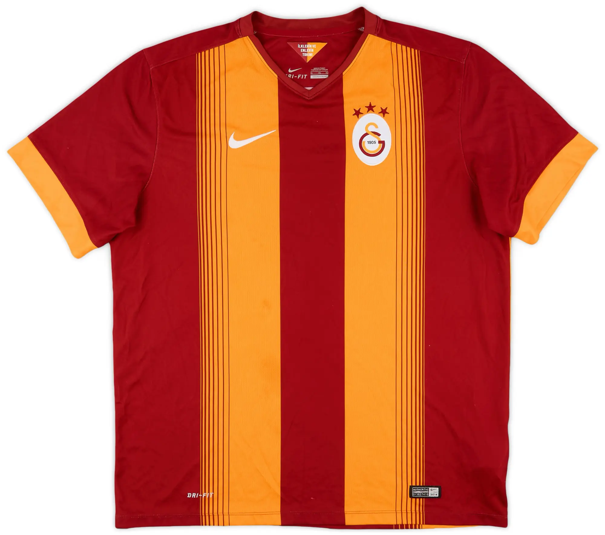 Nike 2014-15 Galatasaray Home Shirt - 6/10 - (XL)