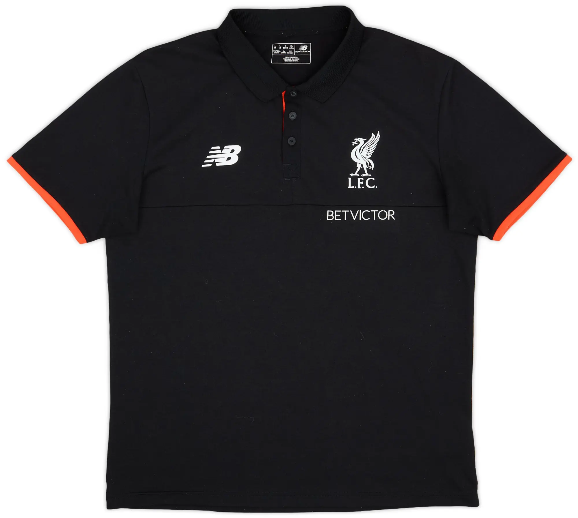 2016-17 Liverpool New Balance Polo Shirt - 8/10 - (L)