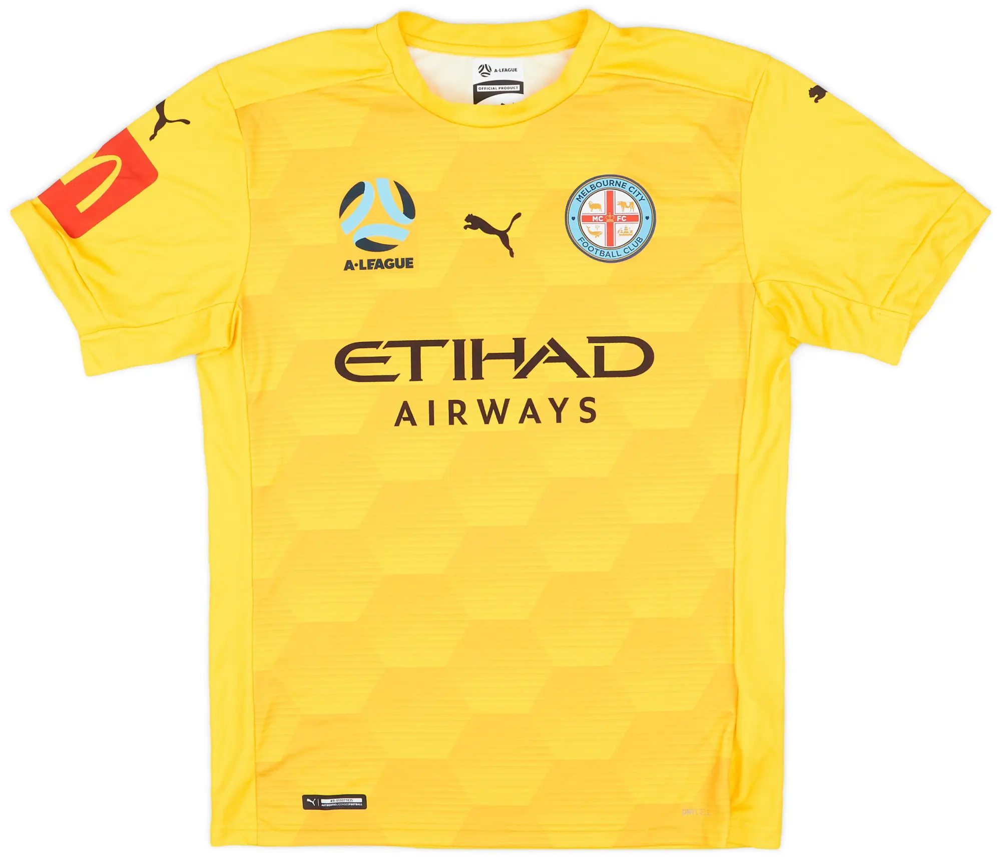 Puma 2020-21 Melbourne City Player Issue GK Shirt #50