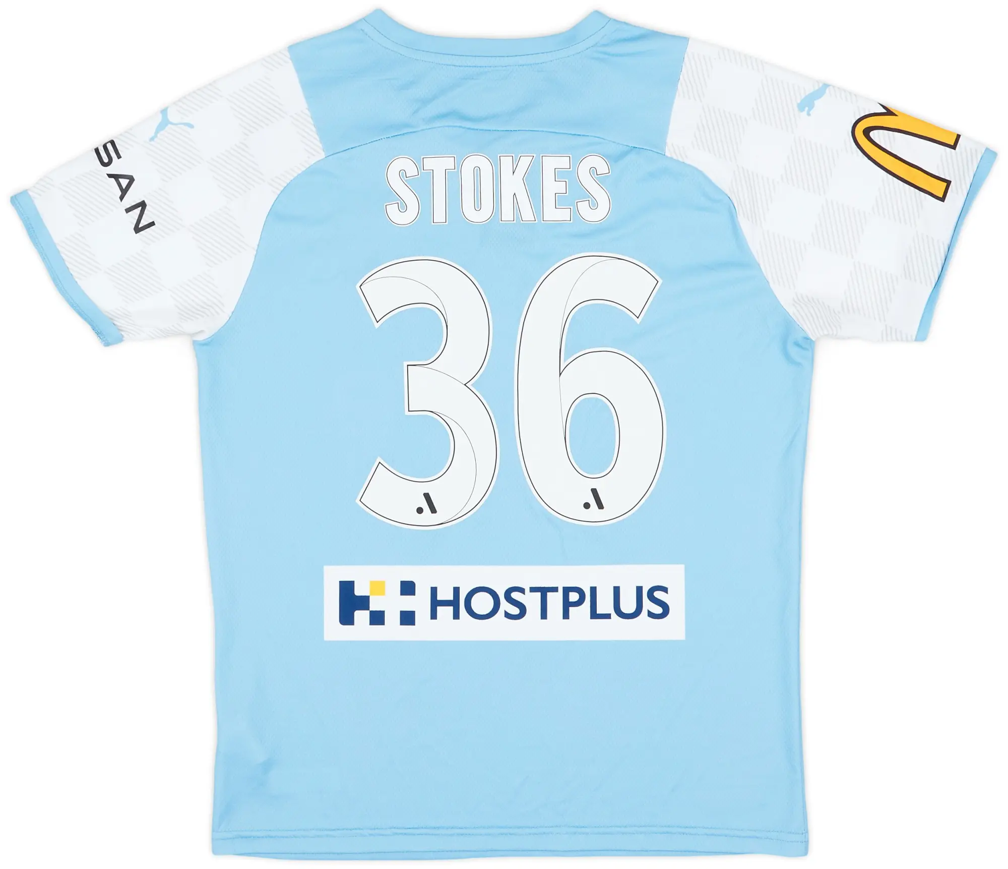 Puma 2022 Melbourne City Match Issue Grand Final Home Shirt Stokes #36
