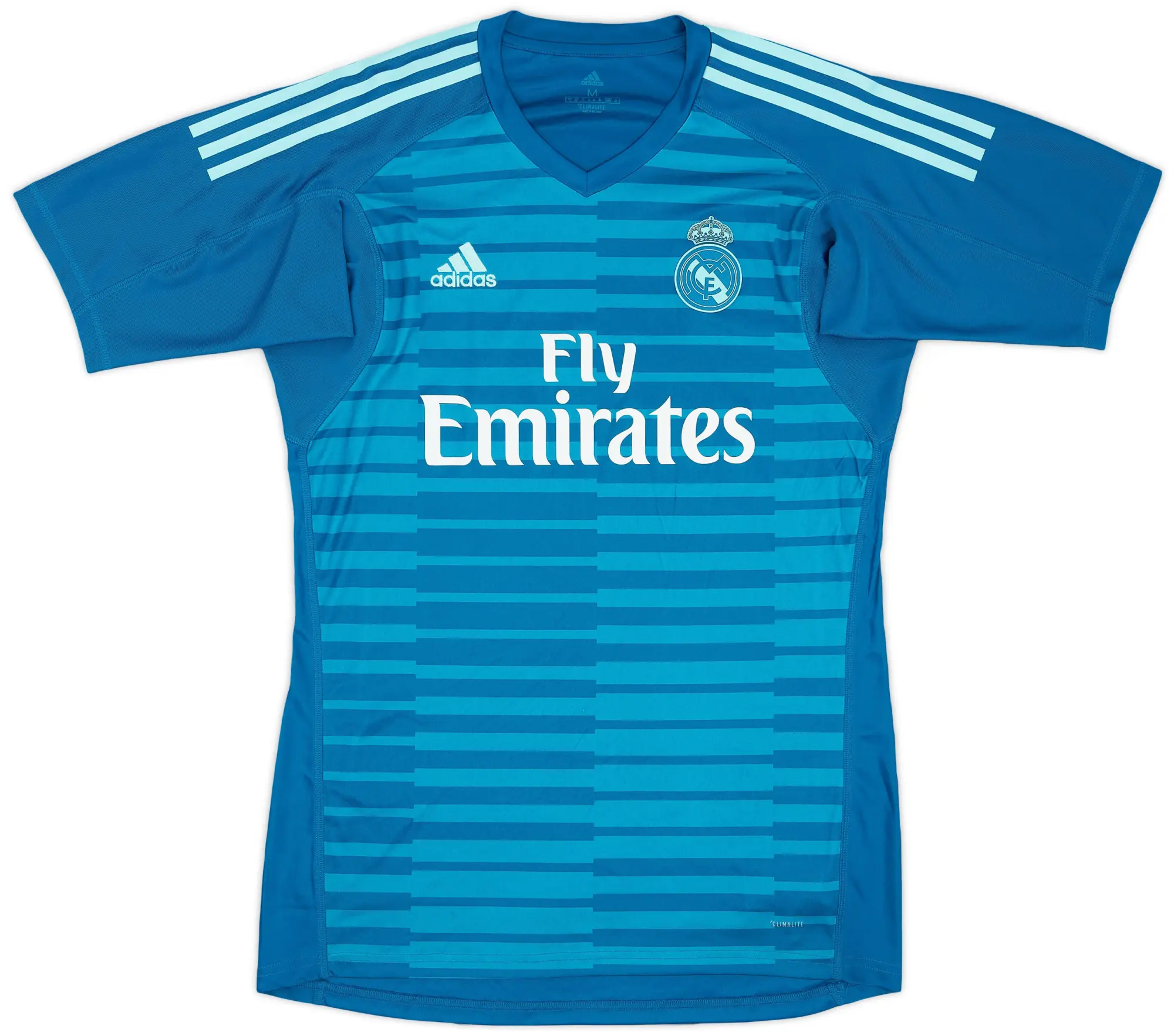 adidas 2018-19 Real Madrid S/S GK Shirt - 9/10 - (M)