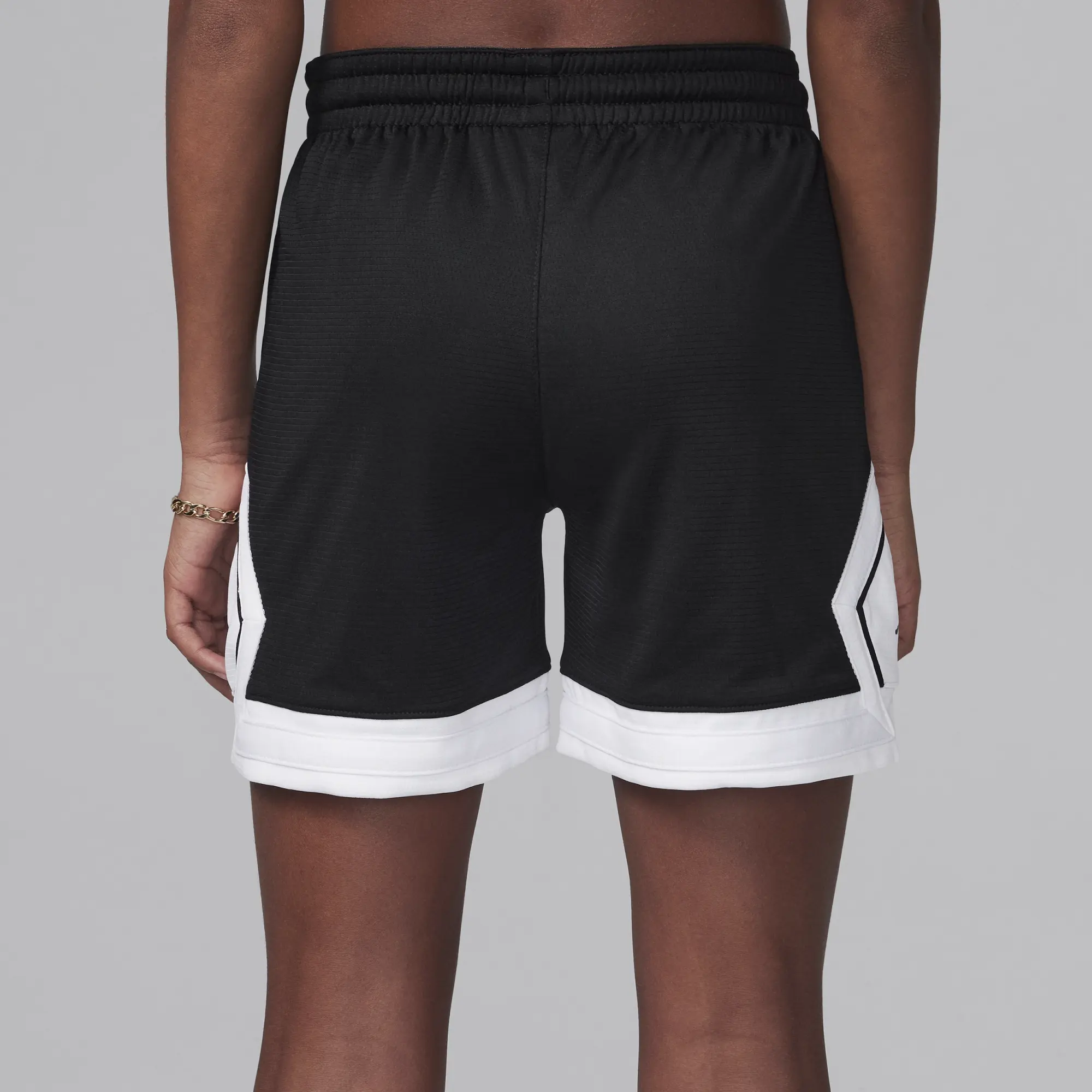 Nike Jordan Older Kids' Dri-FIT MJ Diamond Shorts - Black - Polyester