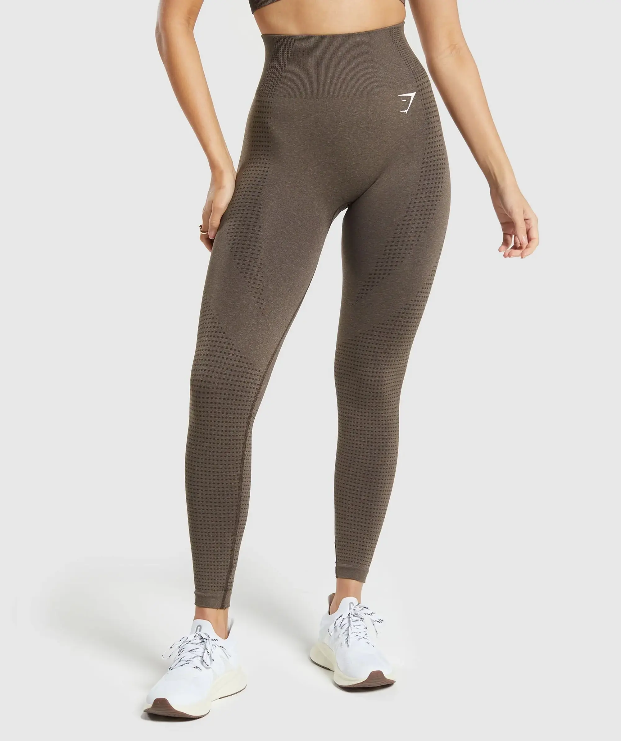 Gymshark Vital Seamless Leggings - Brown Marl