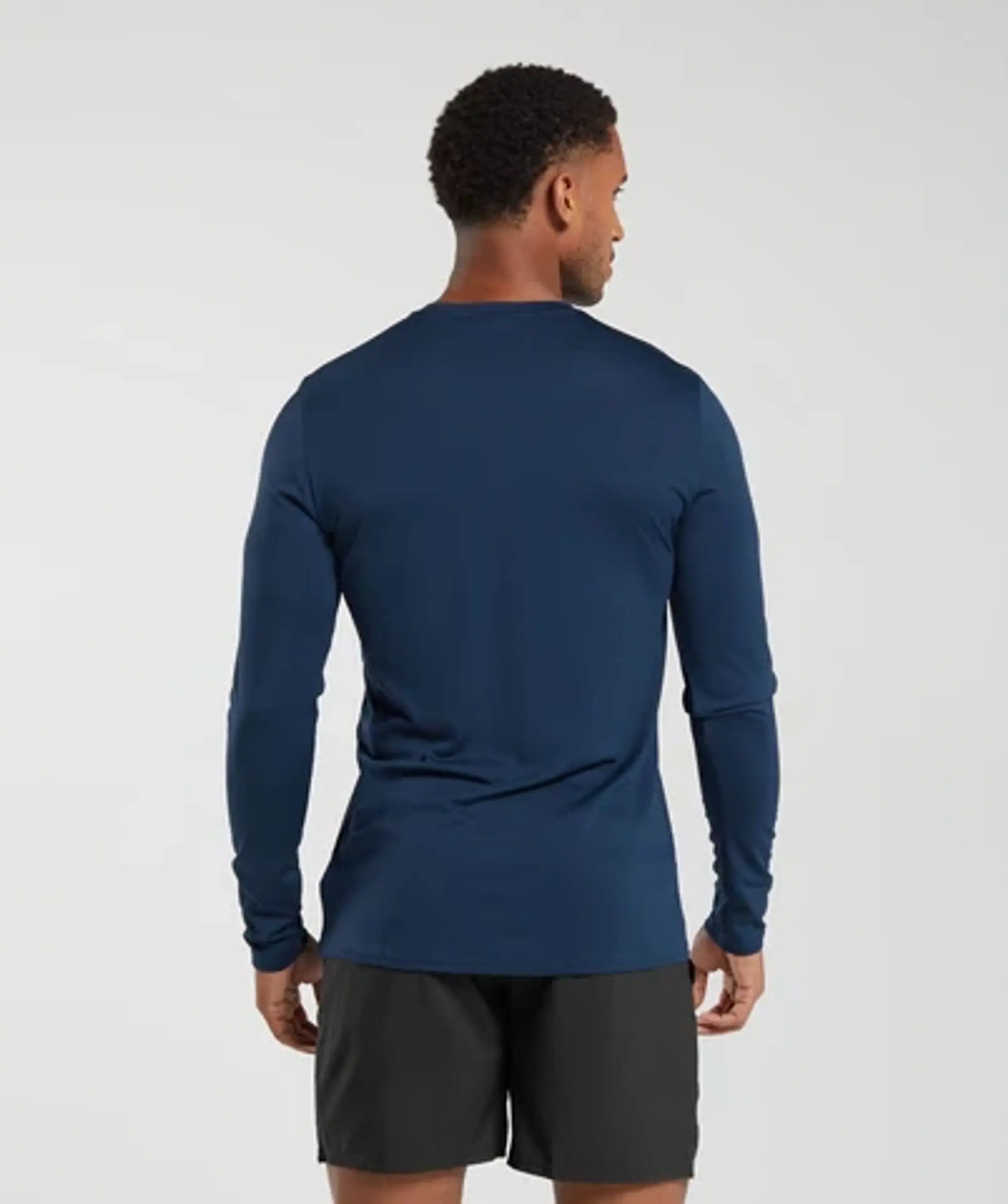 Gymshark Arrival Long Sleeve T-Shirt - Navy