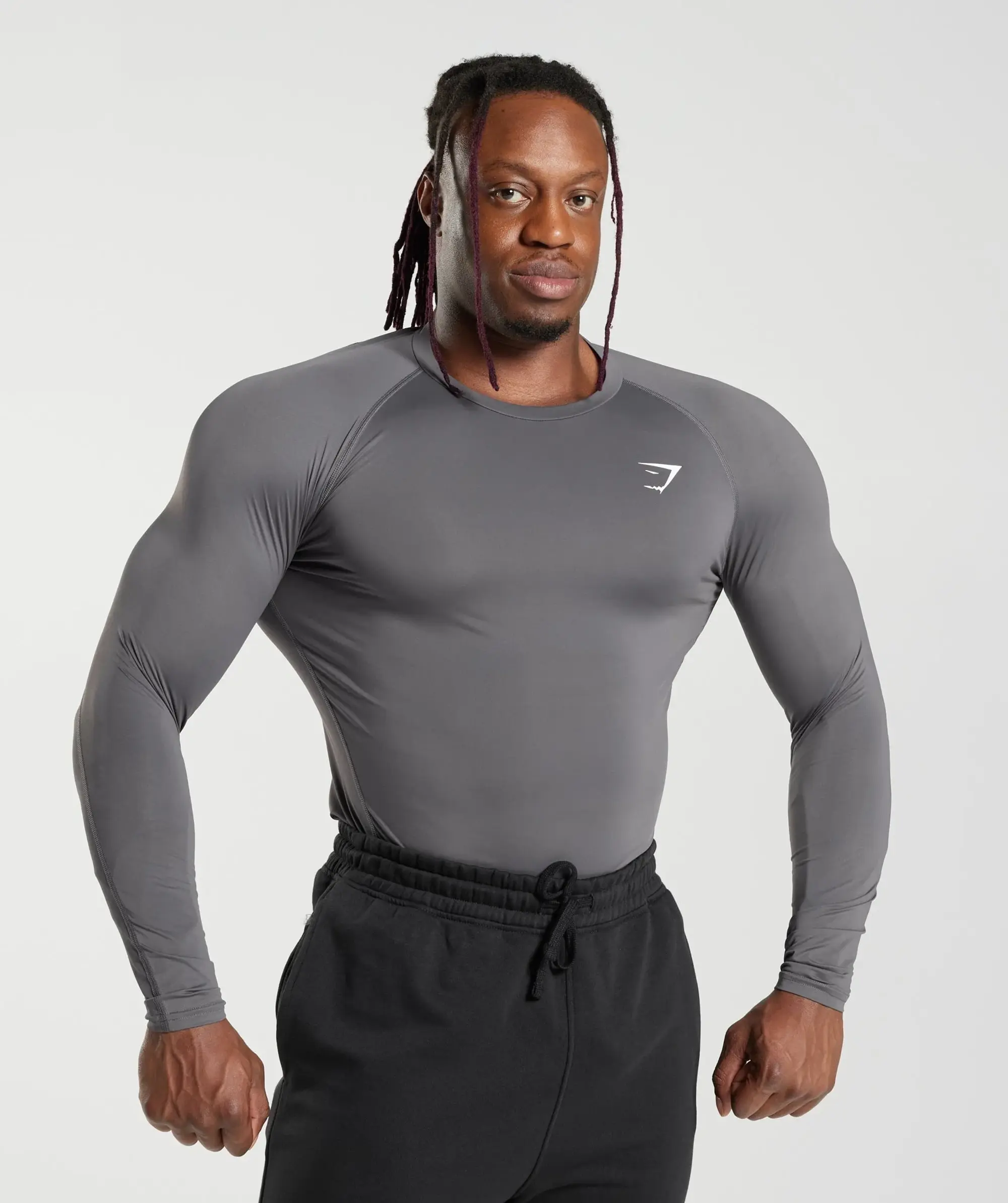 Gymshark Element Baselayer Long Sleeve T-Shirt - Silhouette Grey