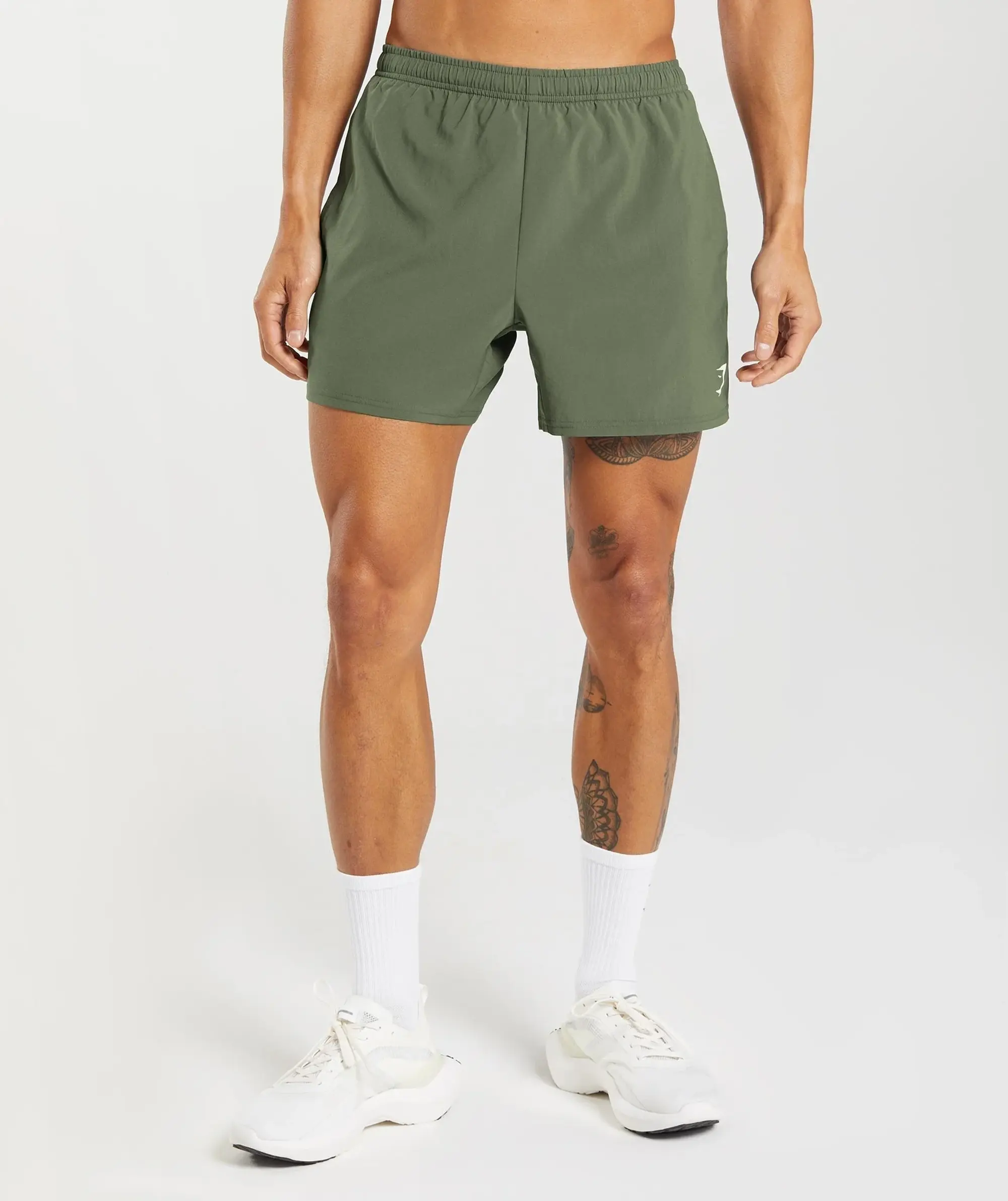 Gymshark Arrival 5 Shorts - Core Olive