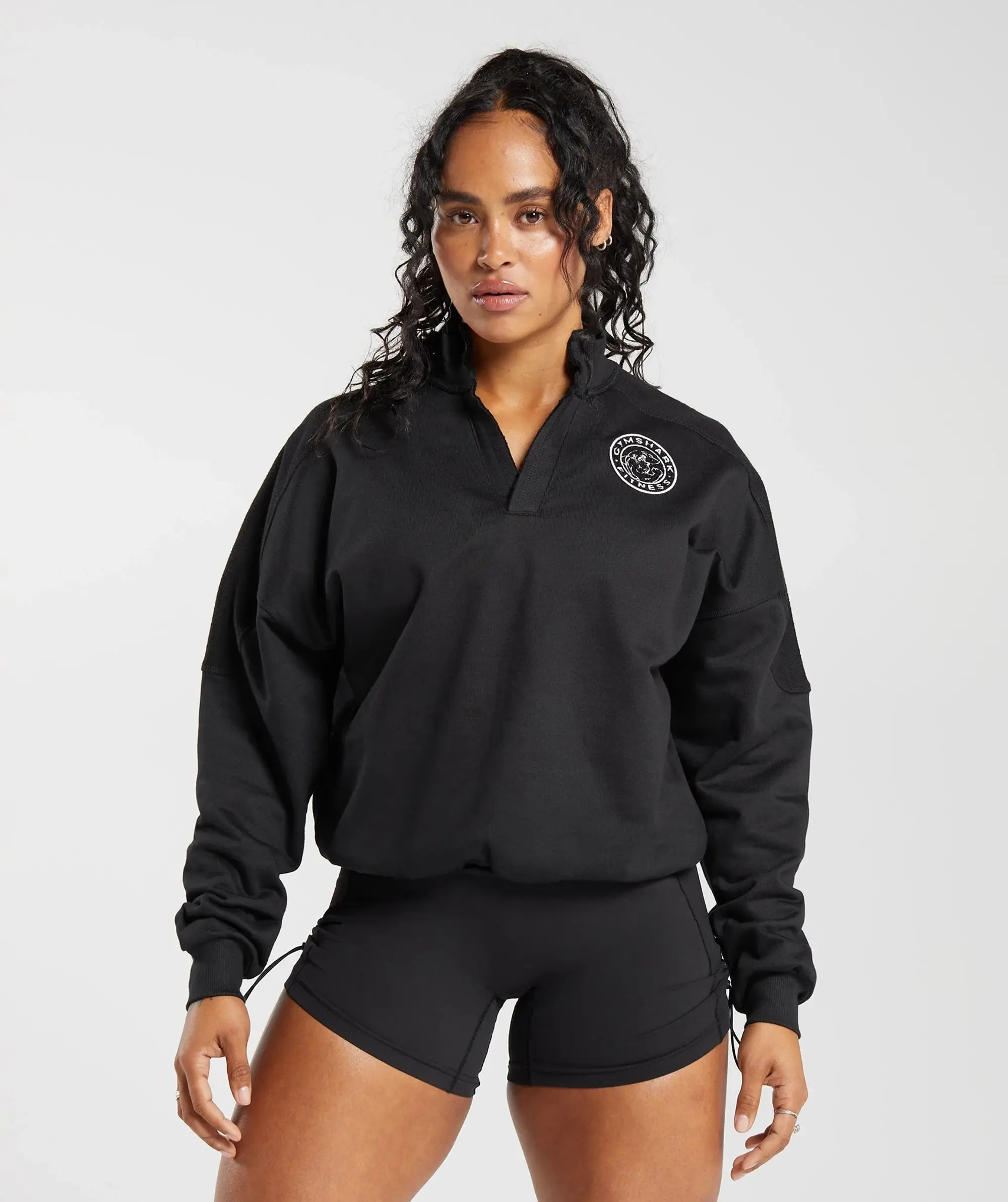 Gymshark Legacy Oversized Sweatshirt - Black