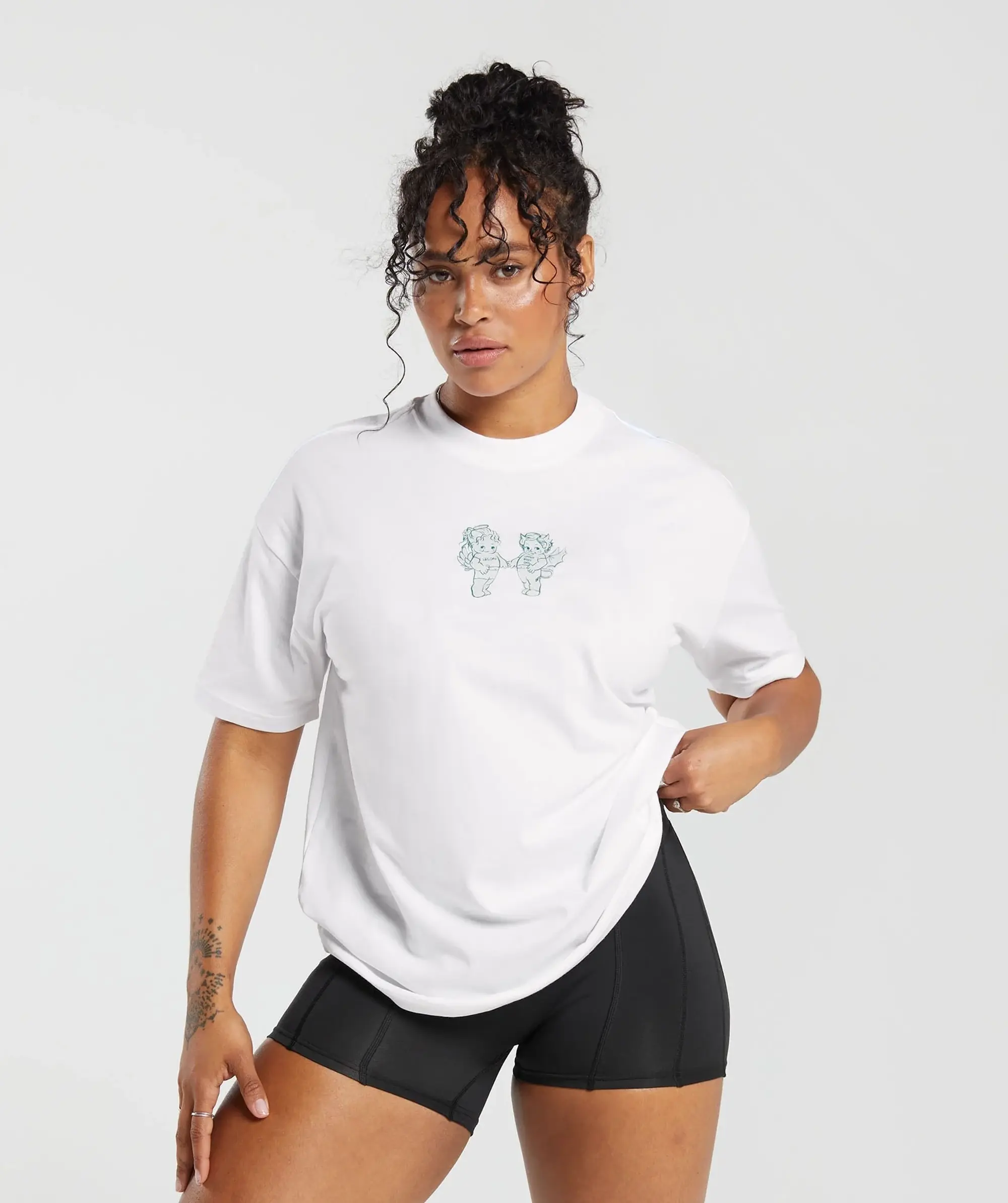 Gymshark Cherub Graphic T-Shirt - White