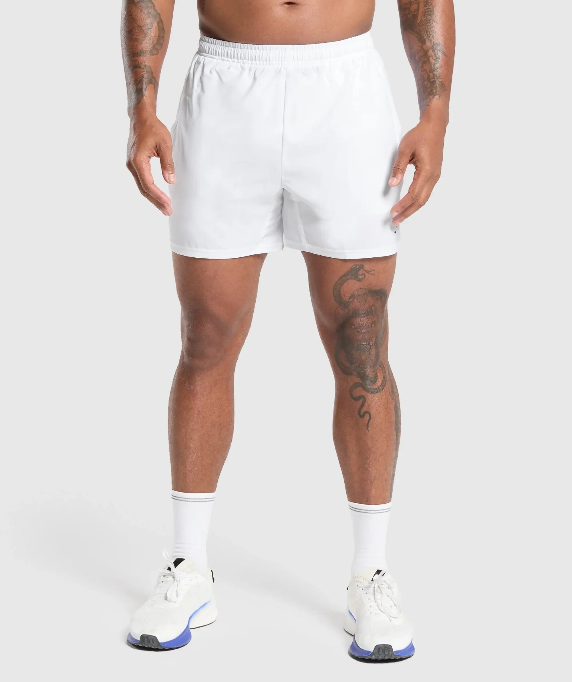 Gymshark Arrival 5 Shorts - White