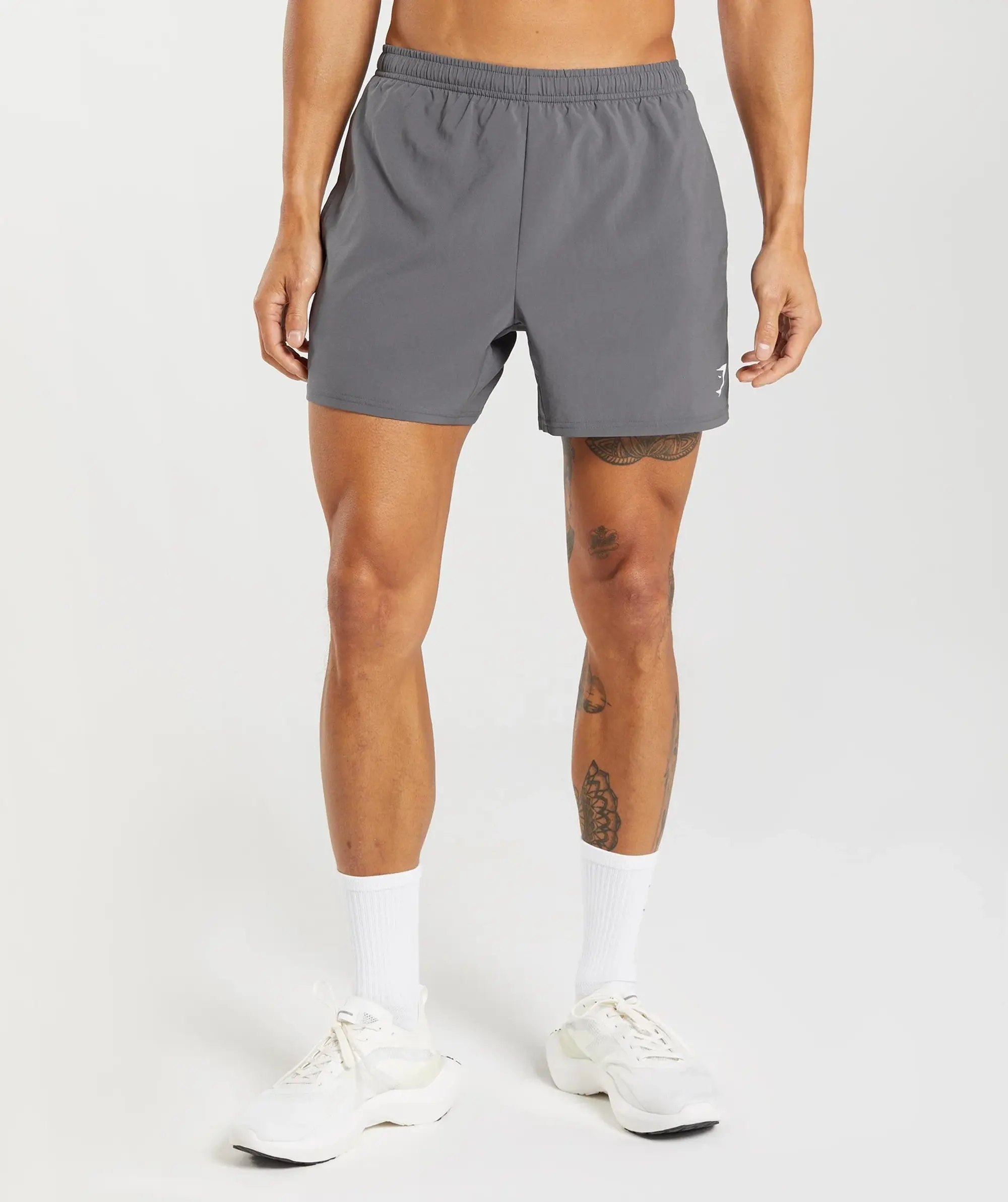 Gymshark Arrival 5 Shorts - Silhouette Grey