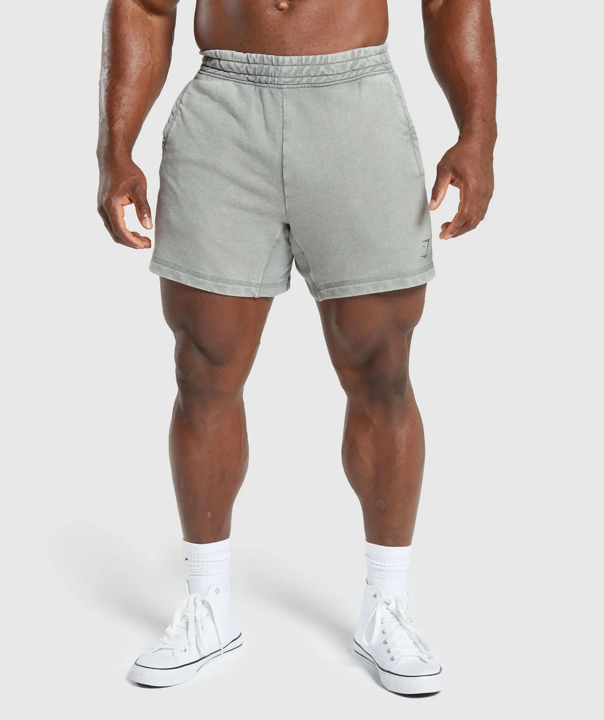 Gymshark Heritage 5 Shorts - Smokey Grey