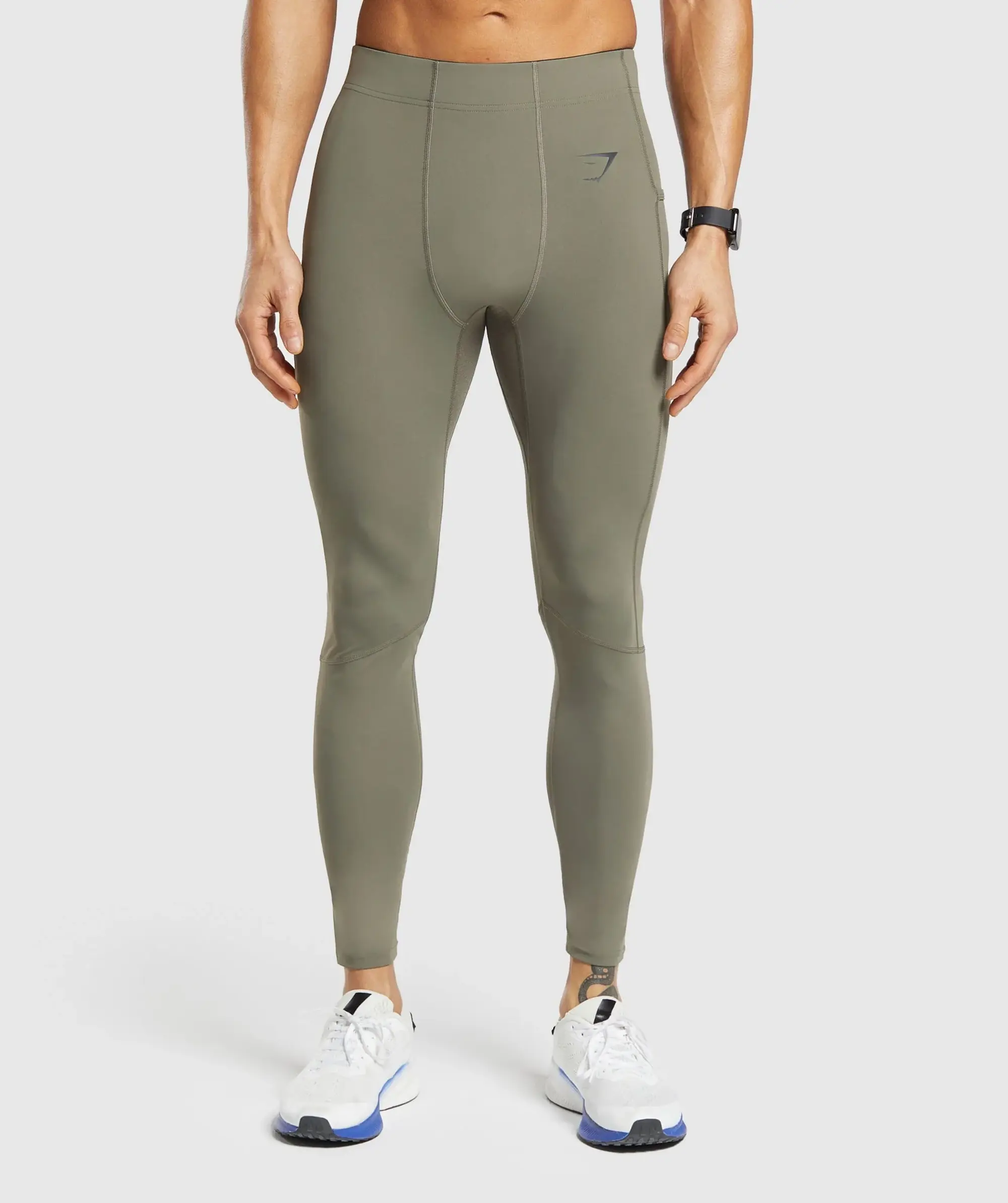 Gymshark Control Baselayer Leggings - Base Green