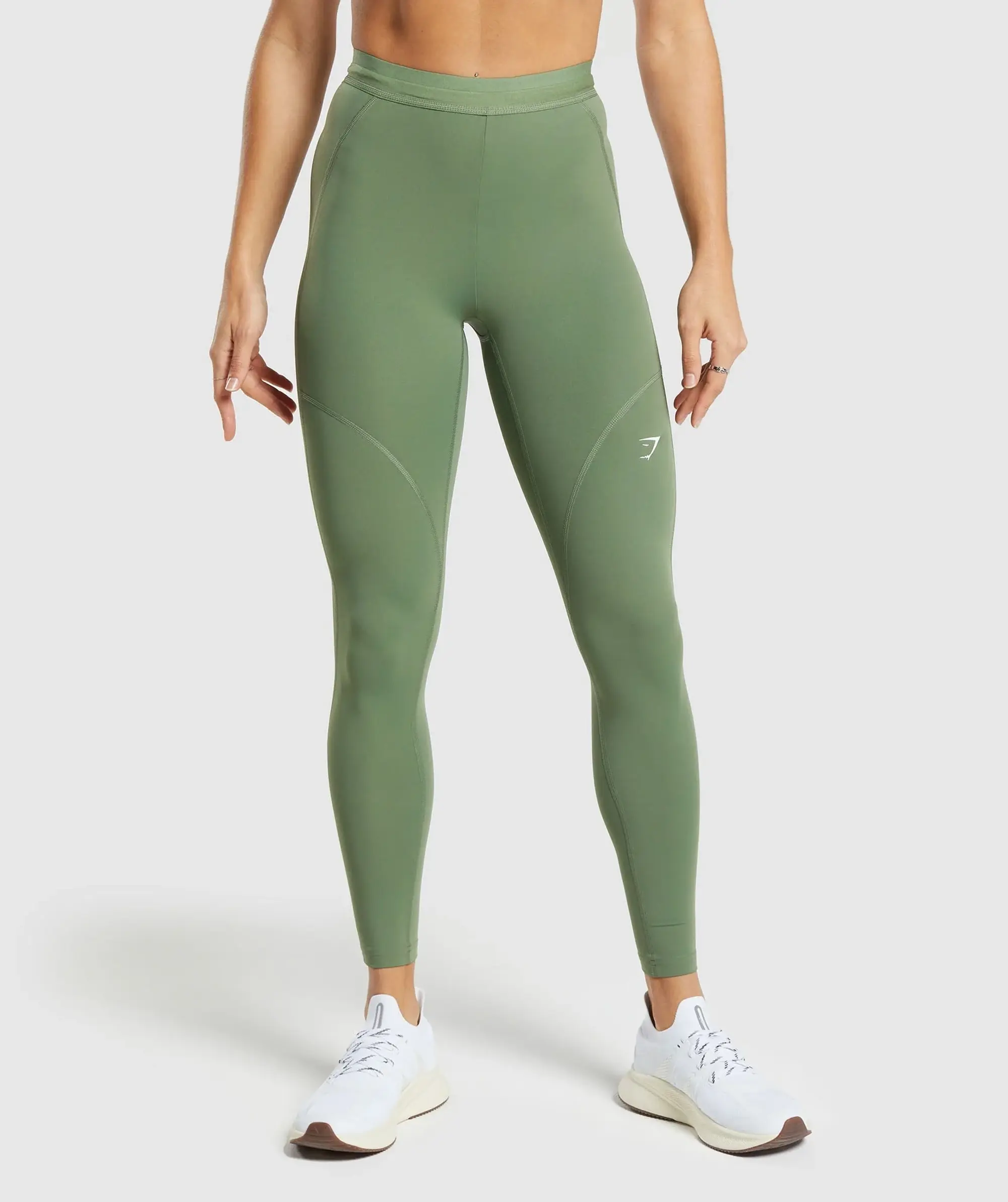 Gymshark Running Leggings - Force Green