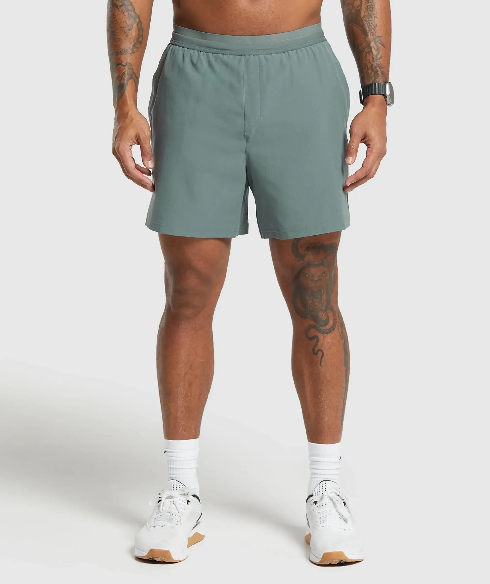Gymshark Land to Water 6 Shorts - Cargo Teal