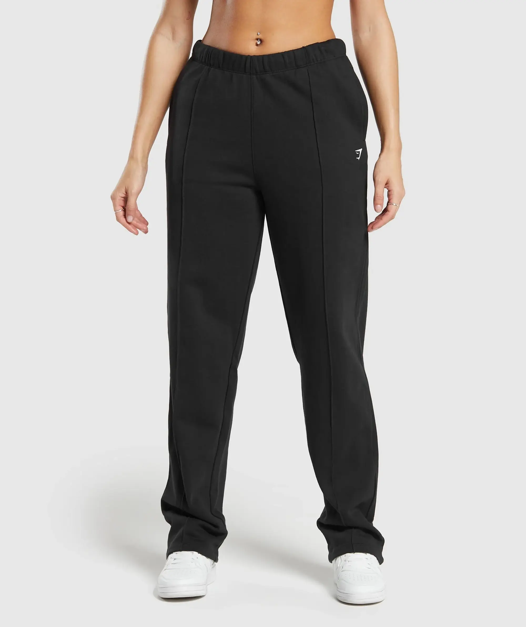 Gymshark Lifting Straight Leg Joggers - Black