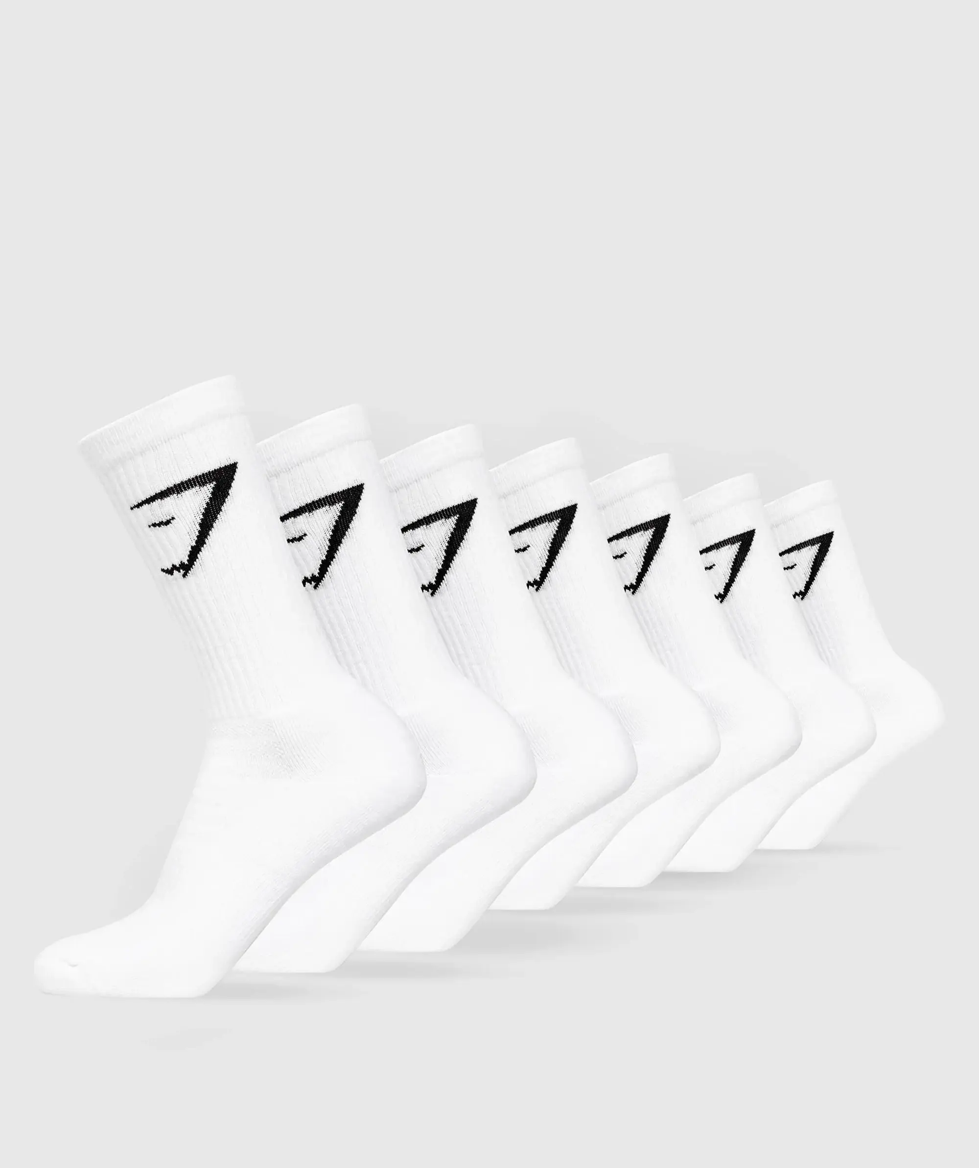 Gymshark Crew Socks 7pk - White