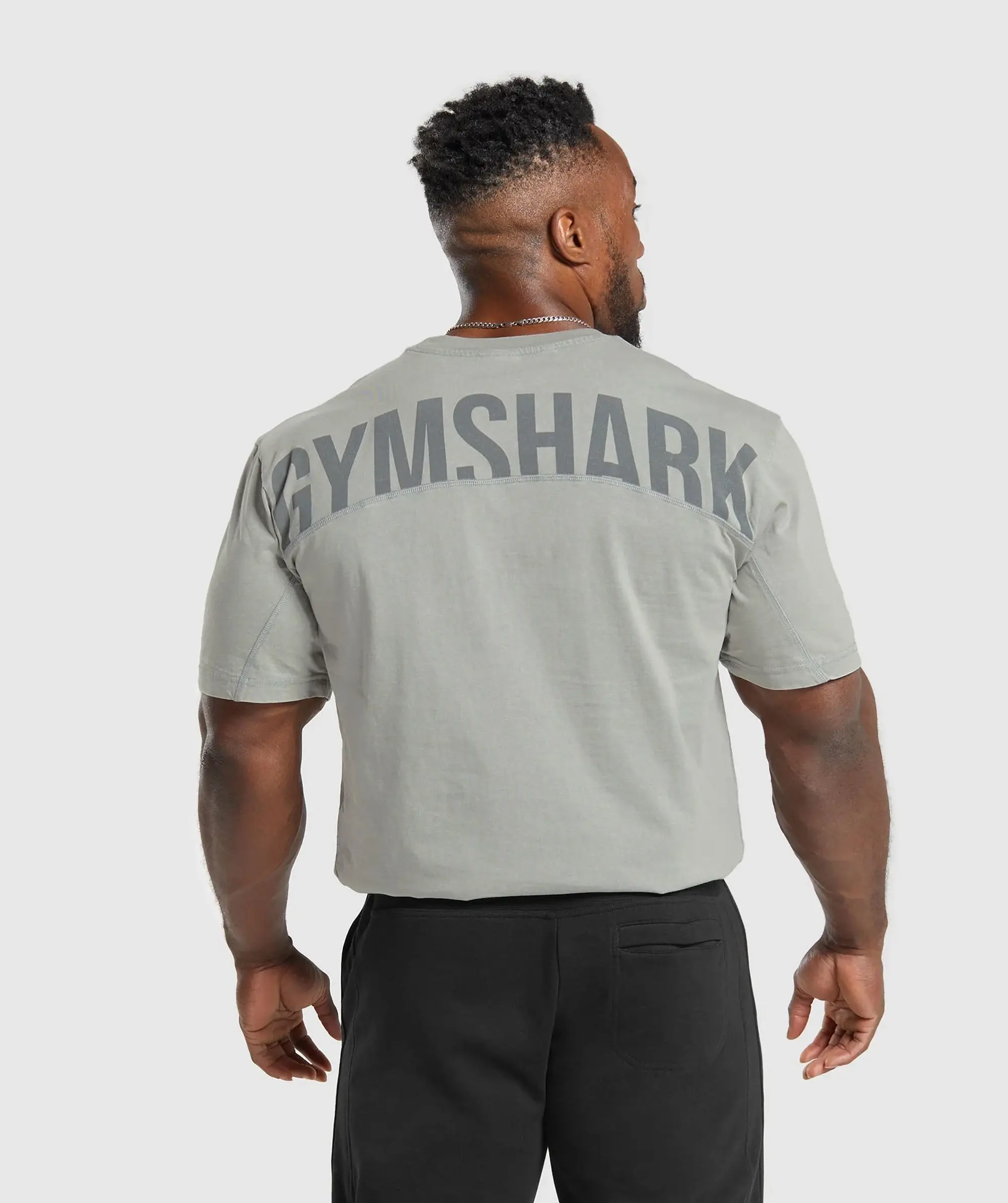 Gymshark Power Washed T-Shirt - Smokey Grey