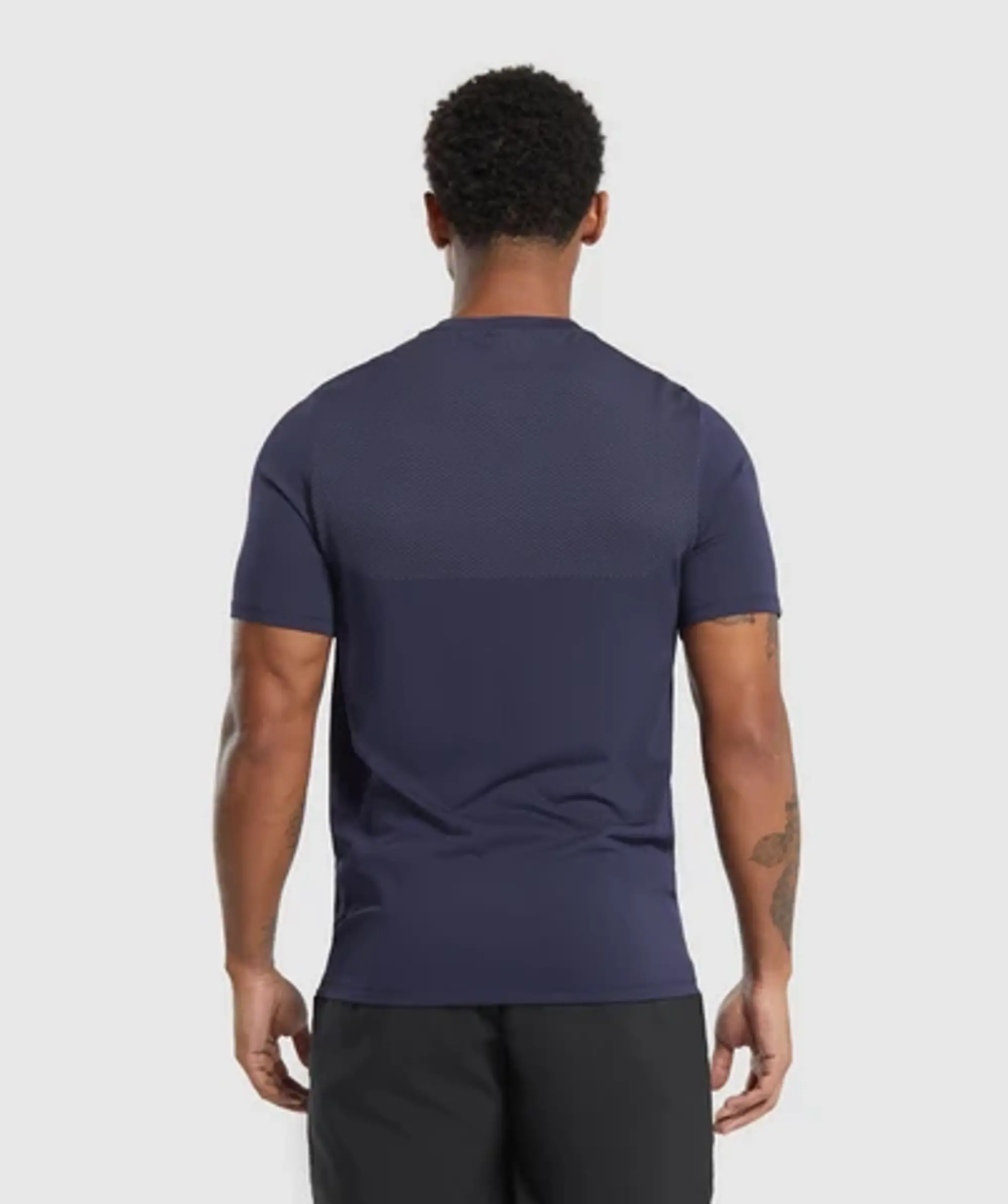 Gymshark Vital Seamless T-Shirt - Navy/Light Grey